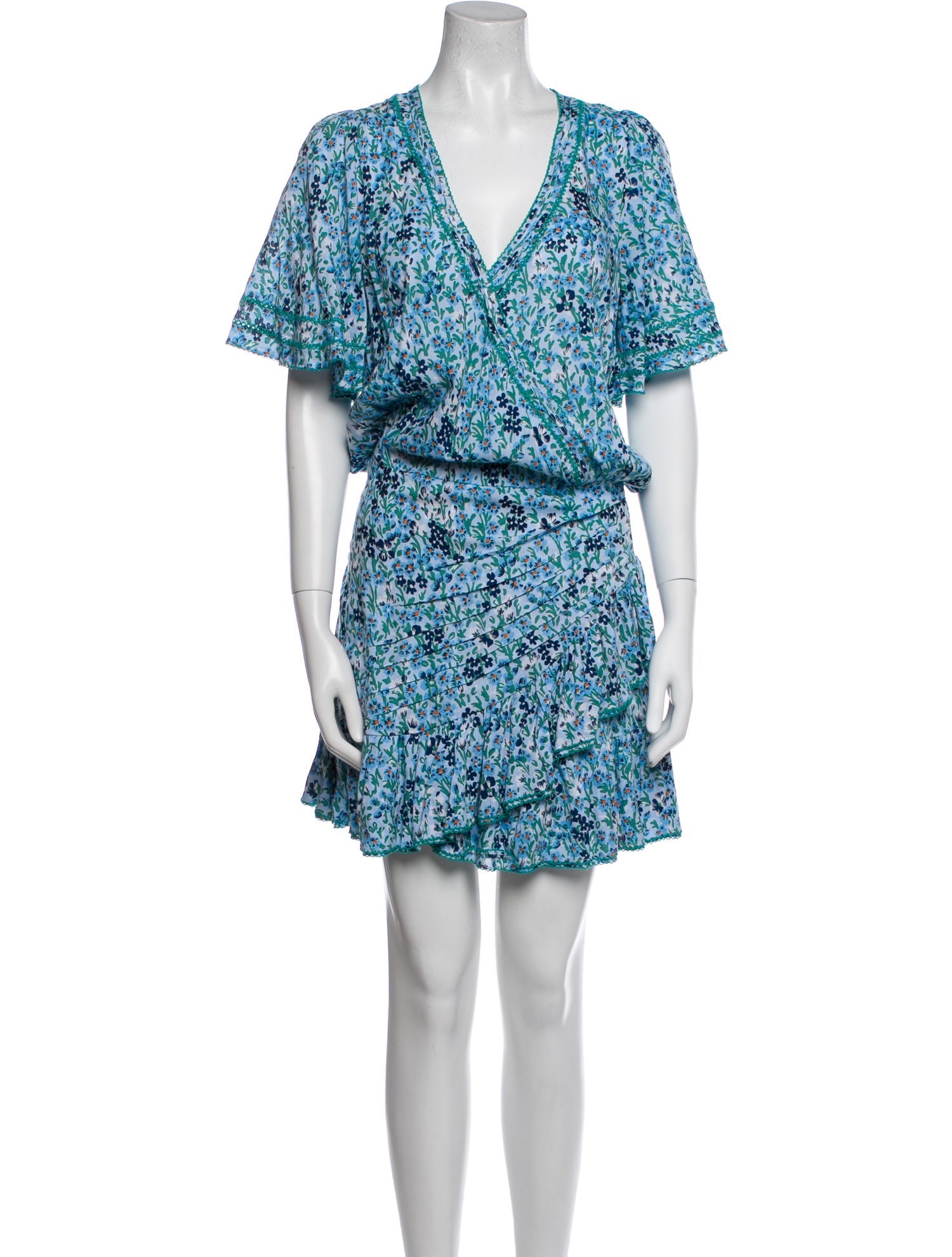 Poupette St Barth Floral Print Mini Dress