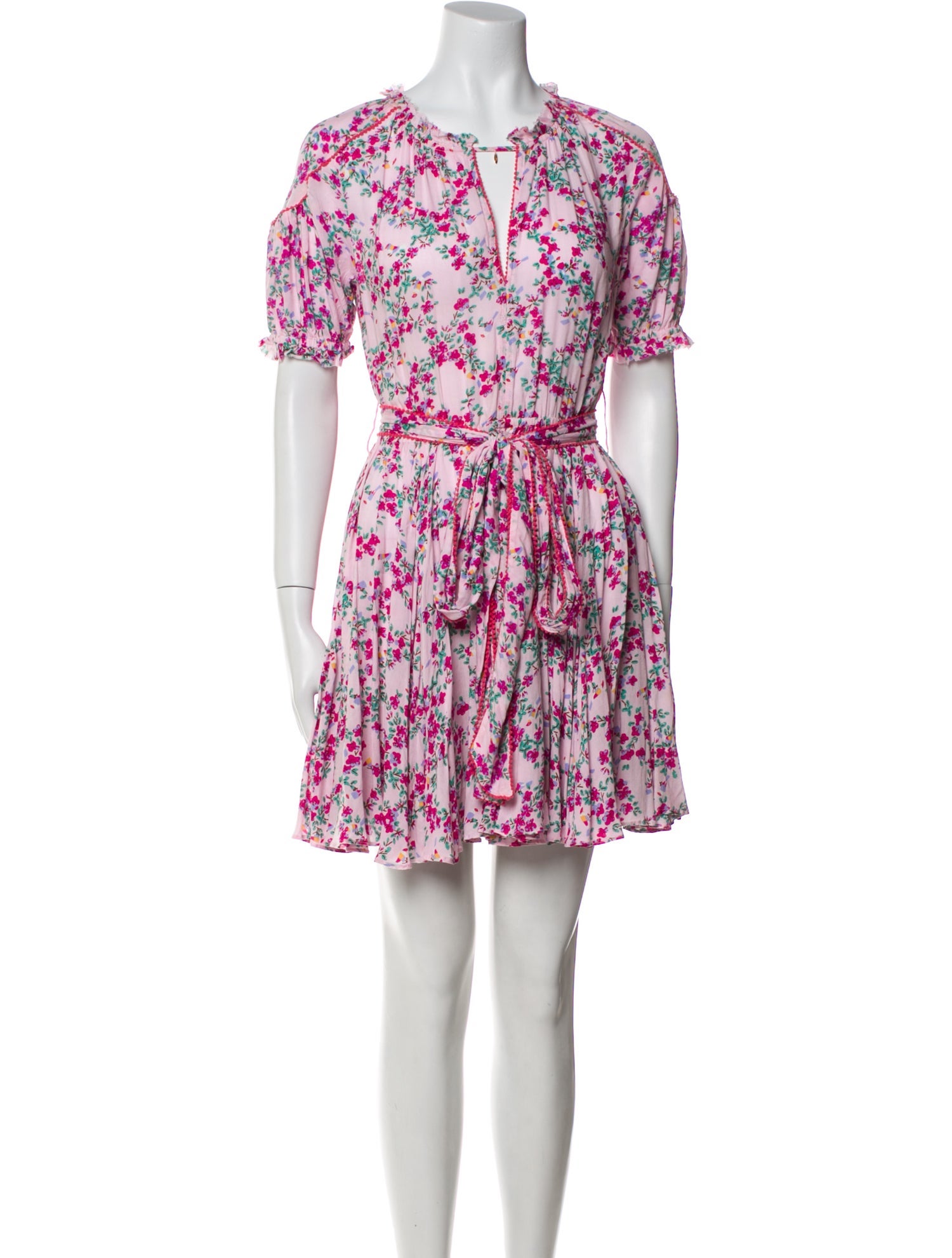 Poupette St Barth Floral Print Mini Dress