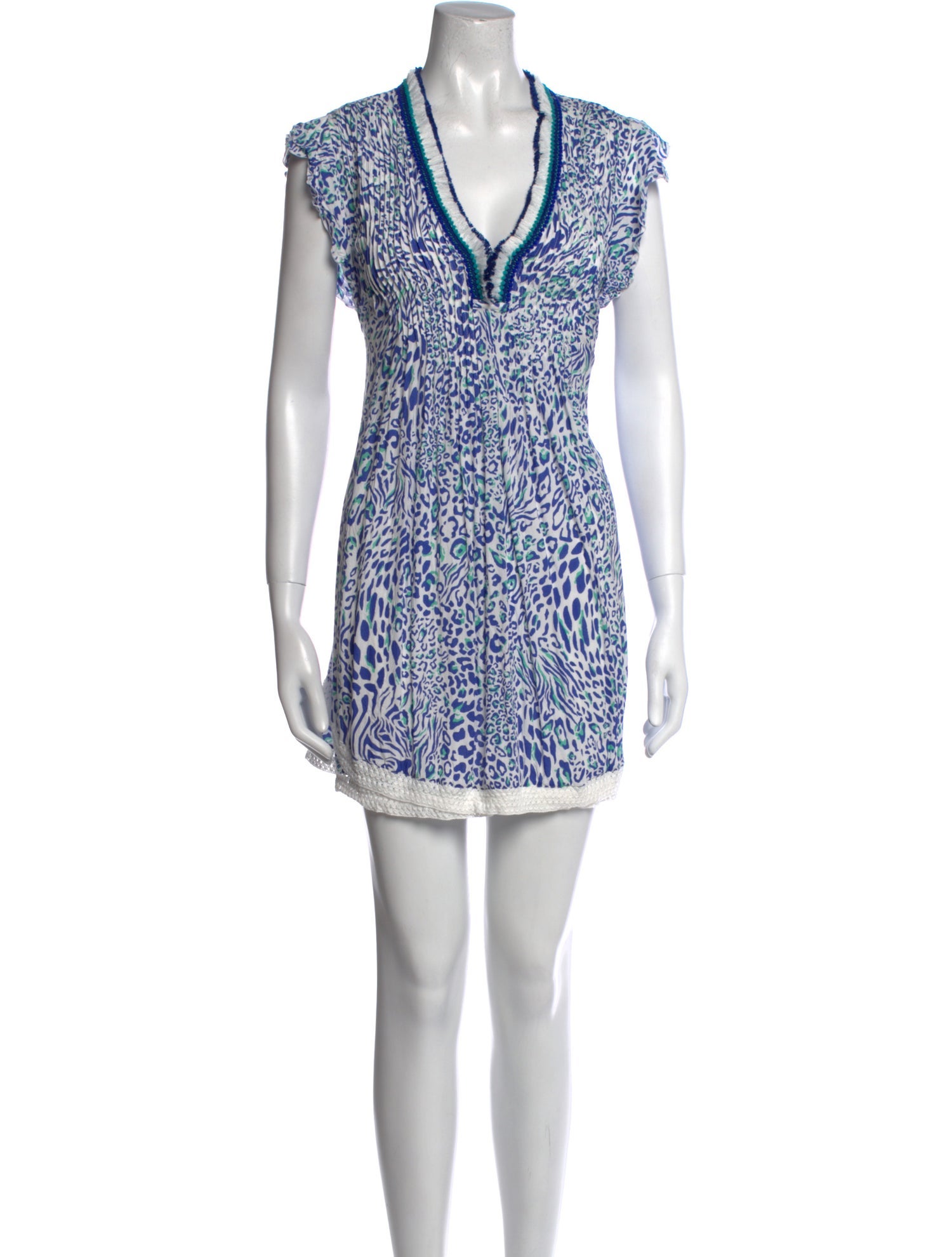 Poupette St Barth Printed Mini Dress