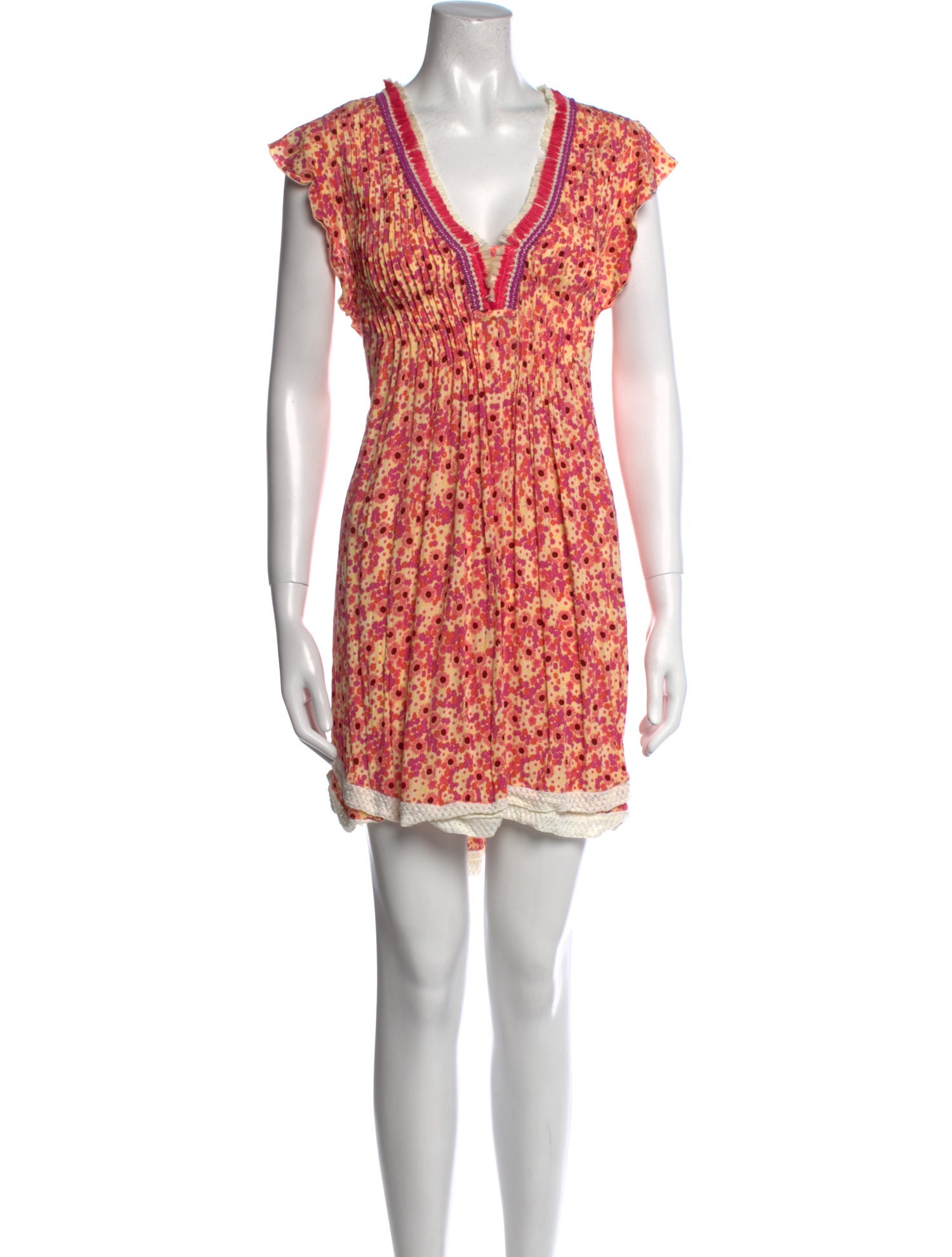 Poupette St Barth Printed Mini Dress