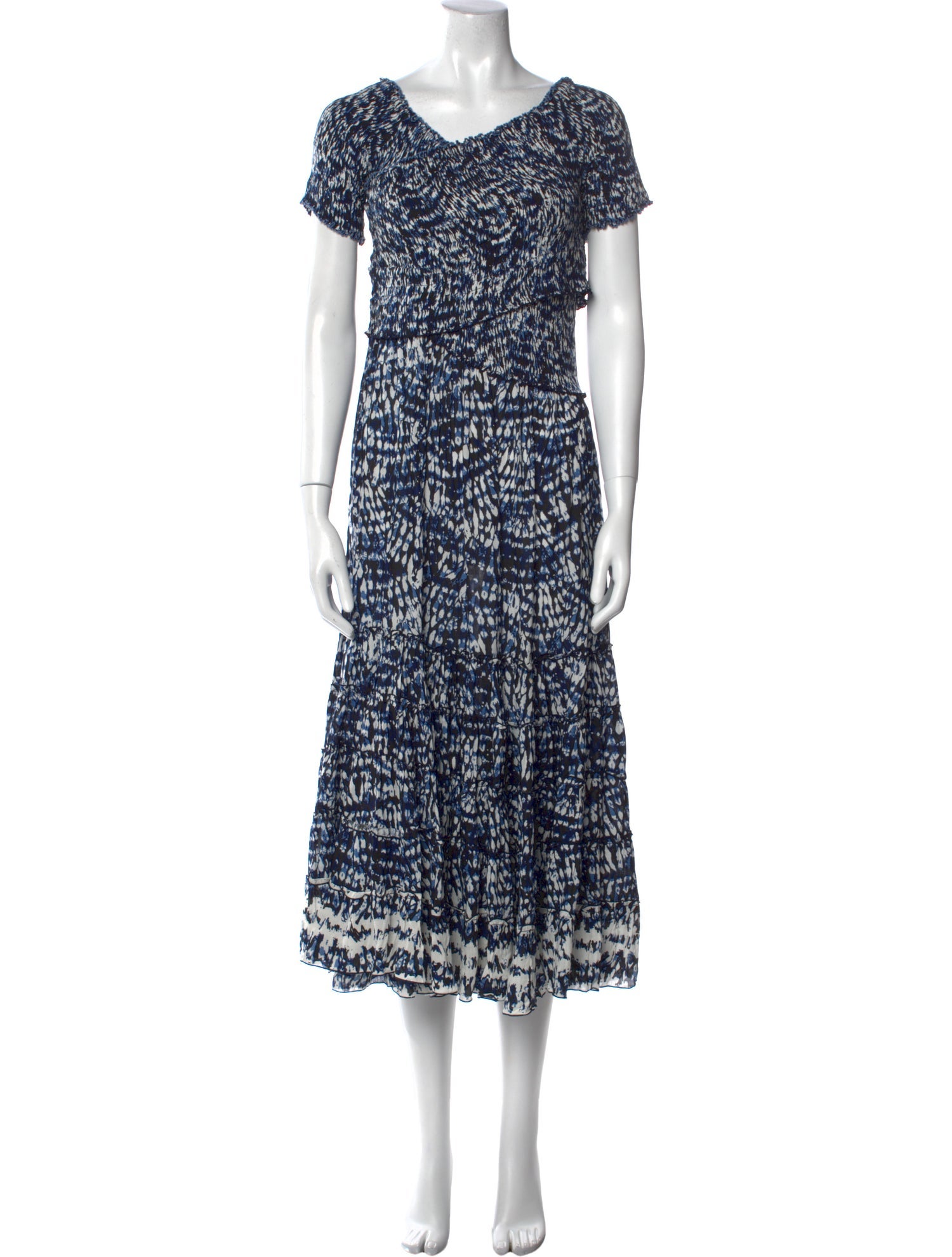 Poupette St Barth Printed Long Dress