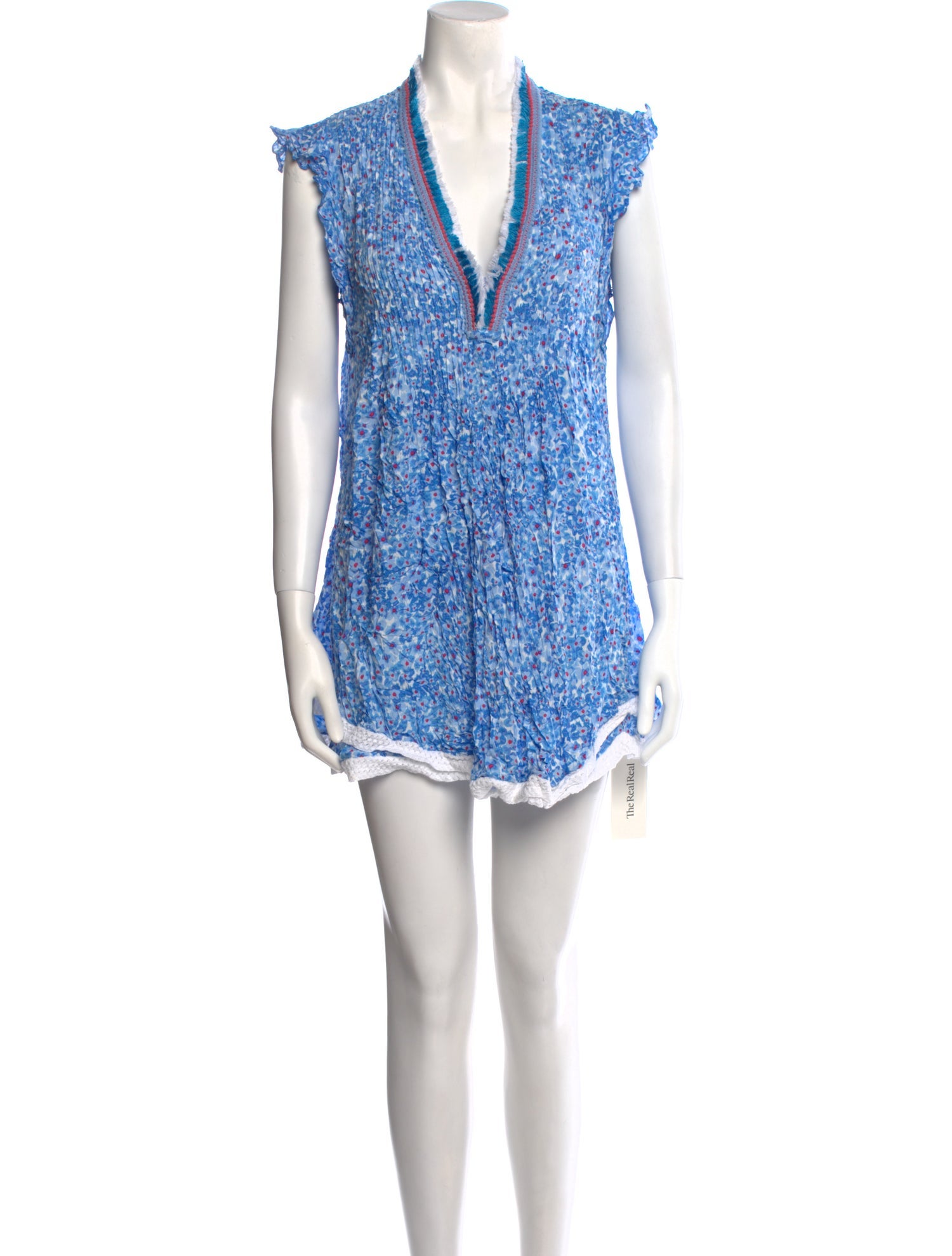 Poupette St Barth Floral Print Mini Dress