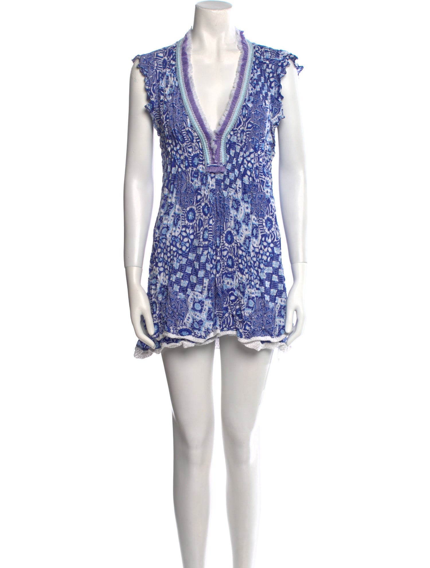 Poupette St Barth Printed Mini Dress