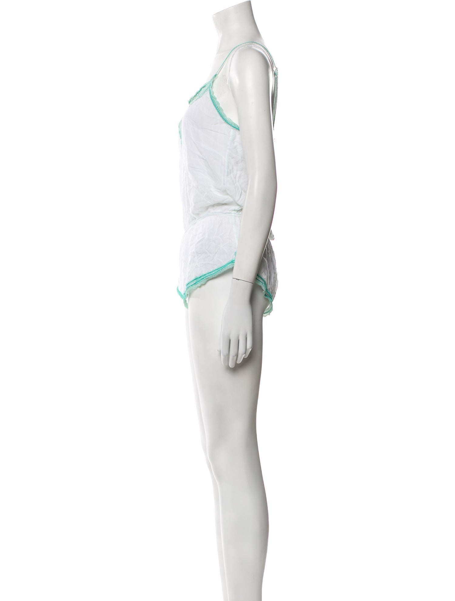 Poupette St Barth Lace Trim Embellishment Nightgown