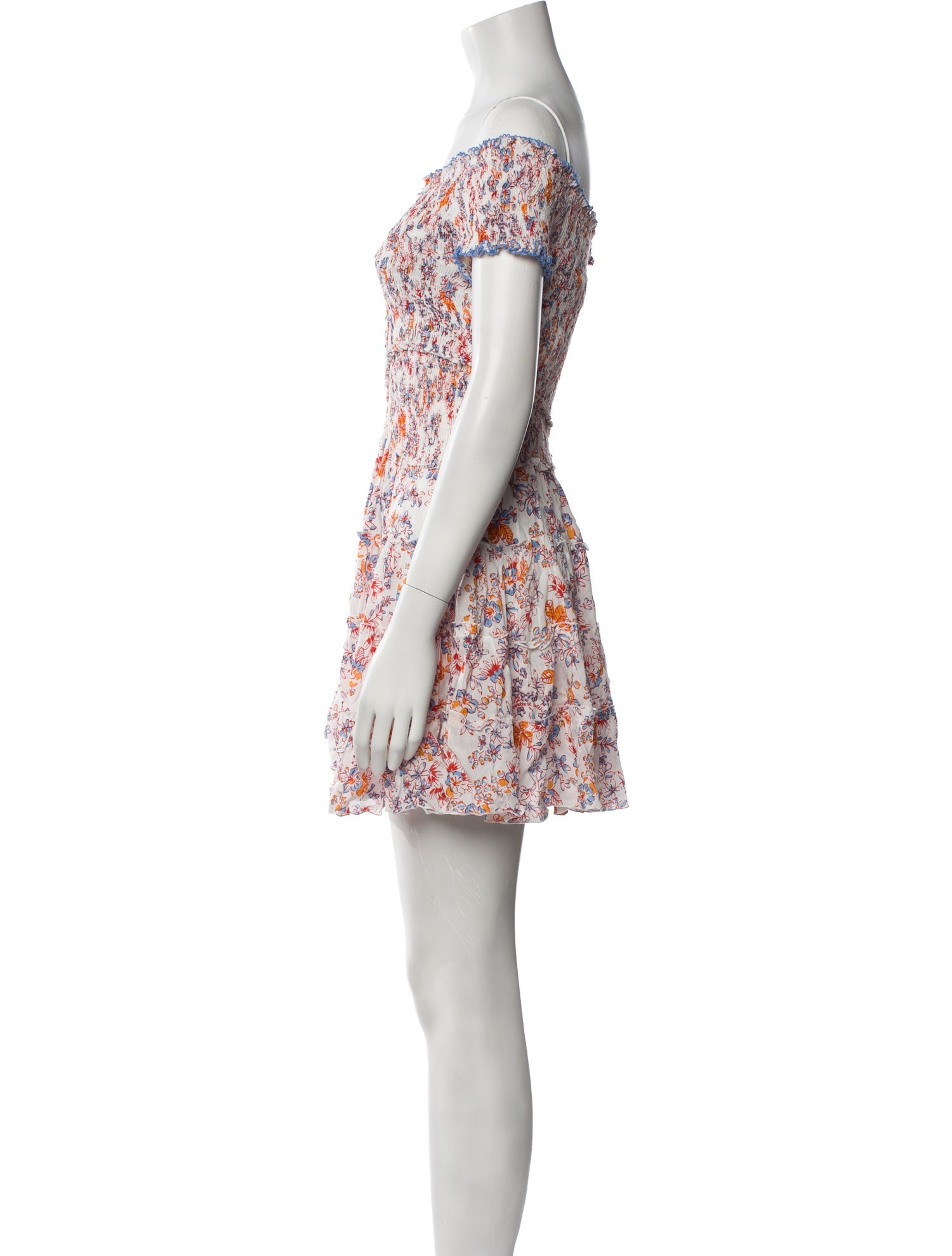 Poupette St Barth Floral Print Mini Dress w/ Tags