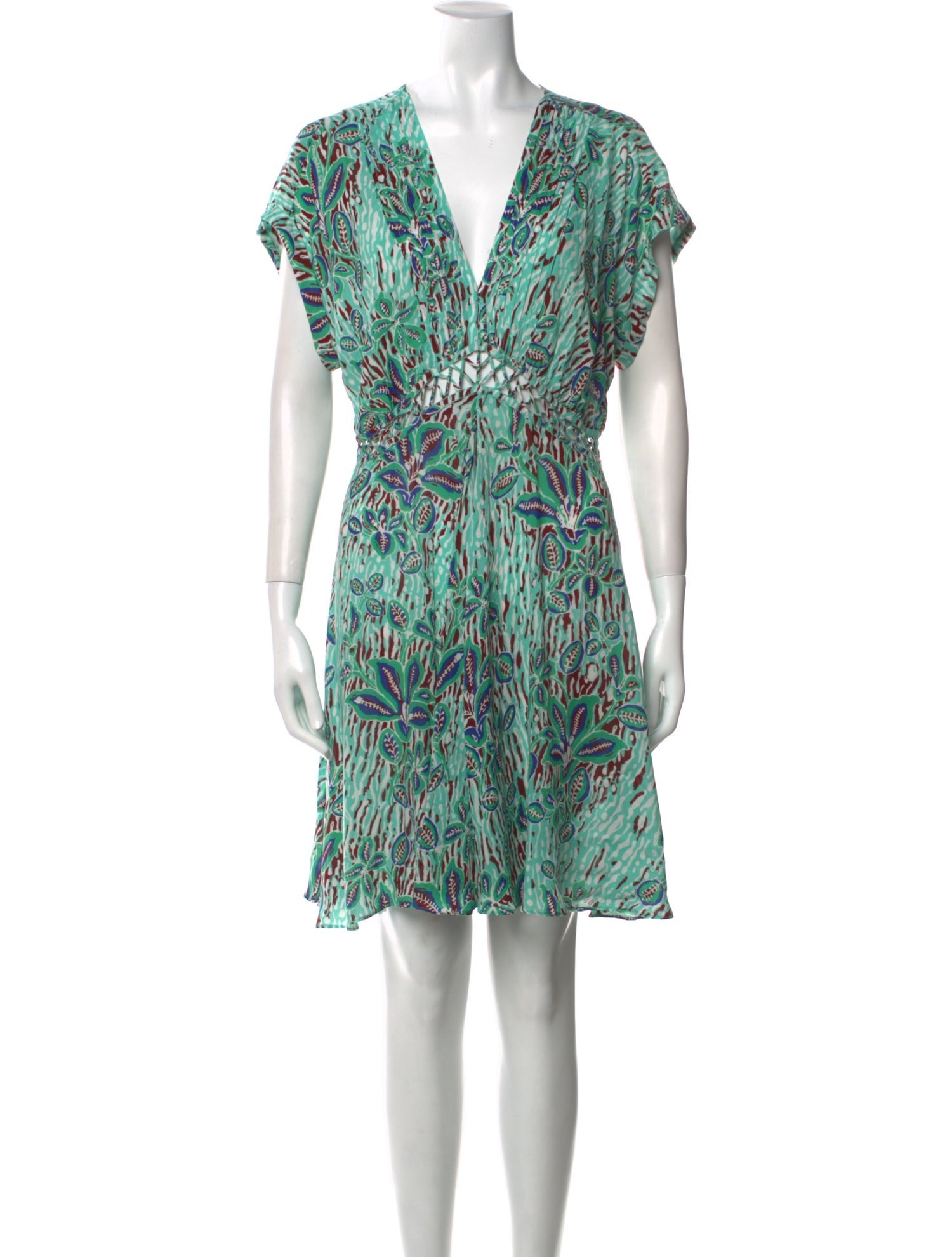 Poupette St Barth Printed Mini Dress