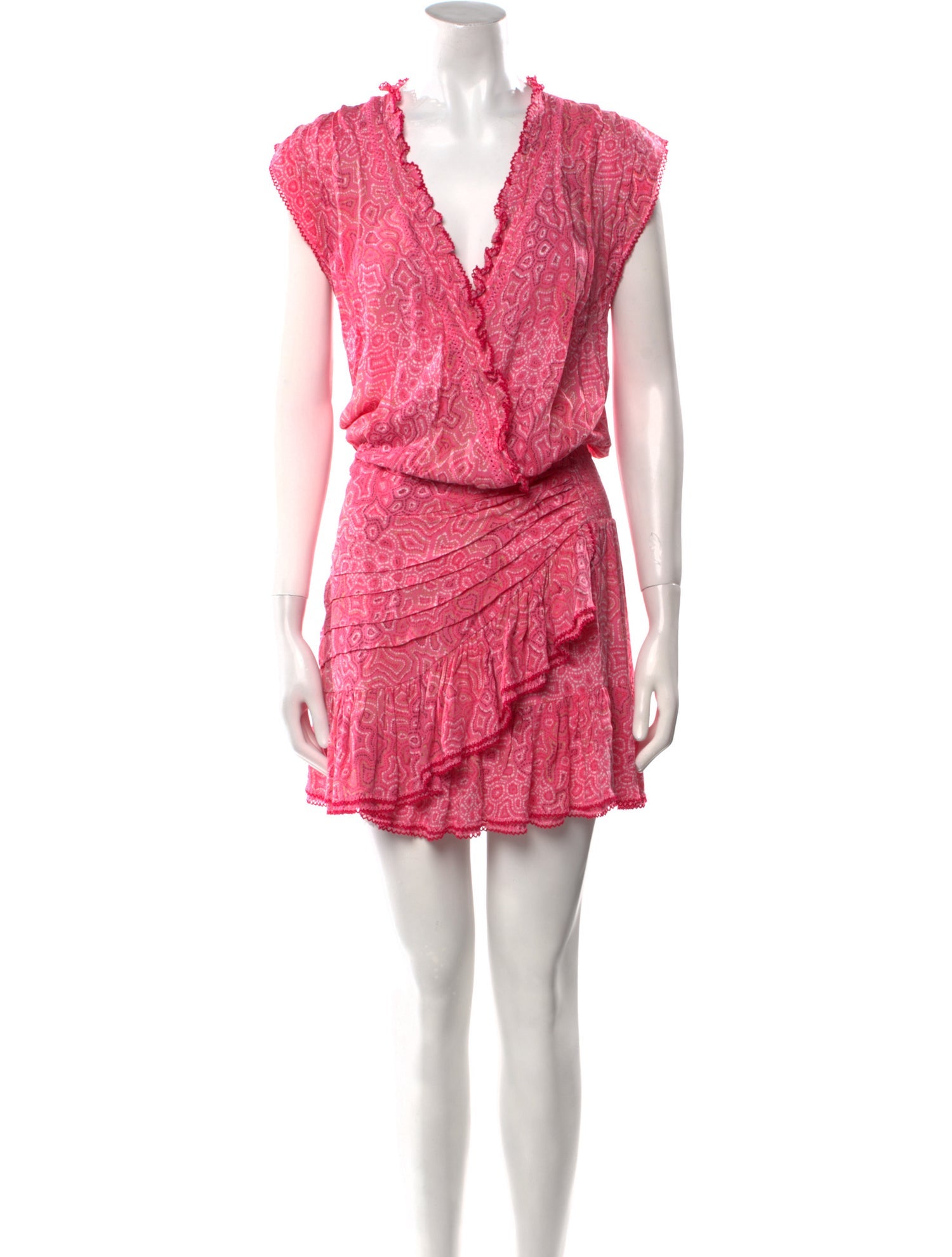 Poupette St Barth Printed Mini Dress