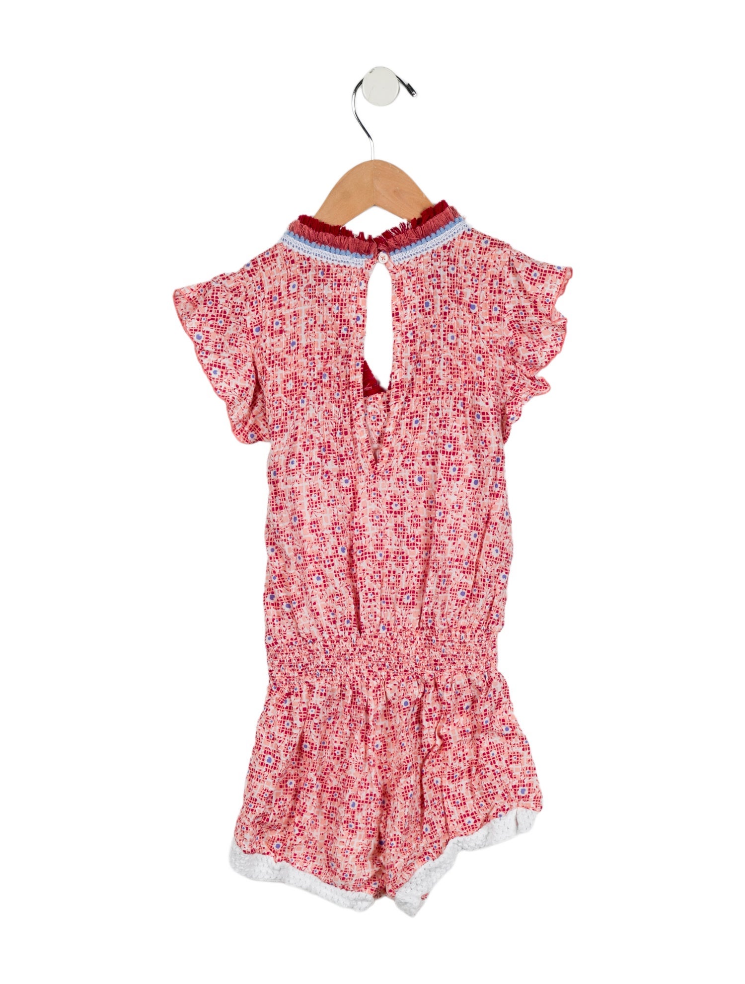 Poupette St Barth Girls' Sleeveless Romper