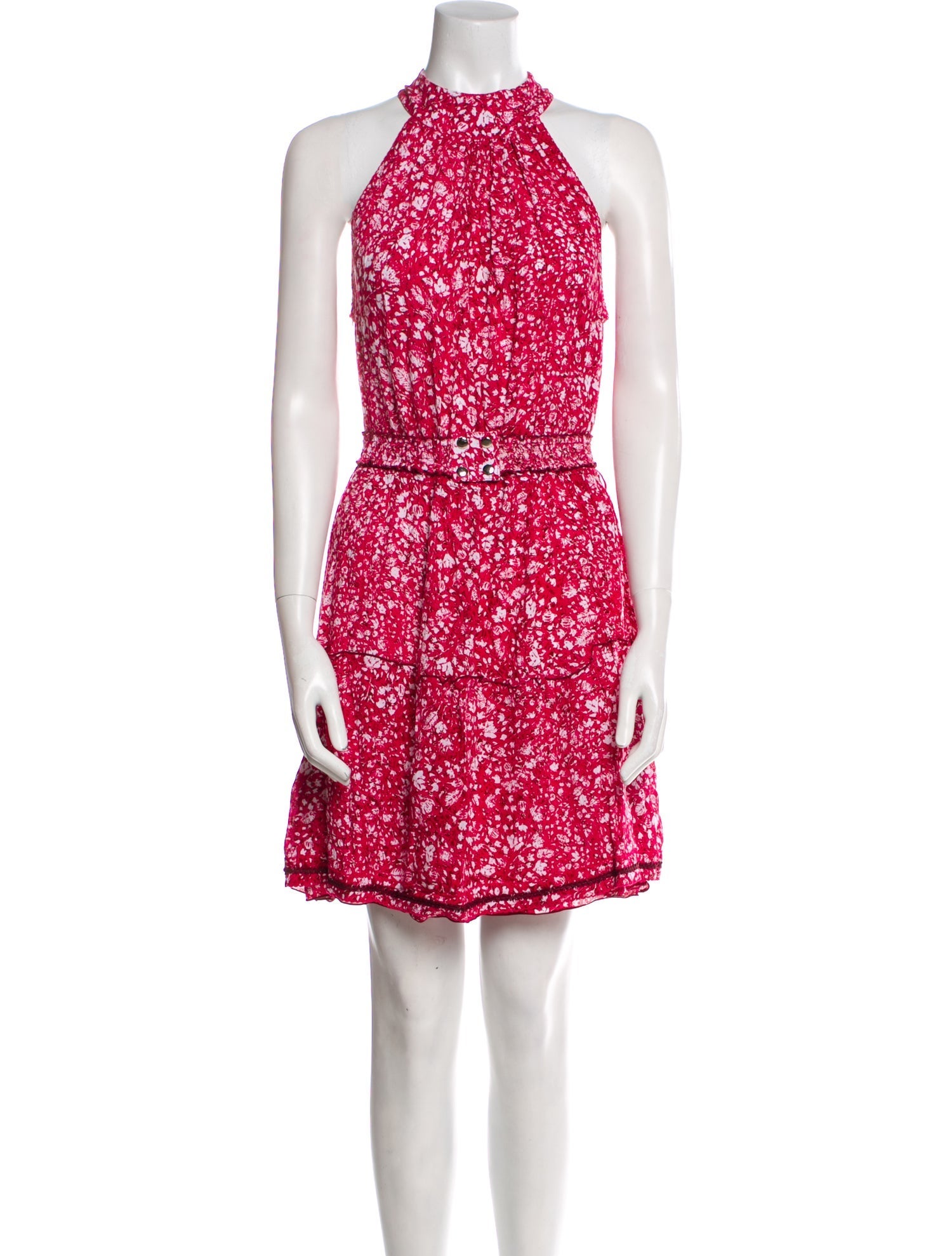 Poupette St Barth Floral Print Mini Dress w/ Tags