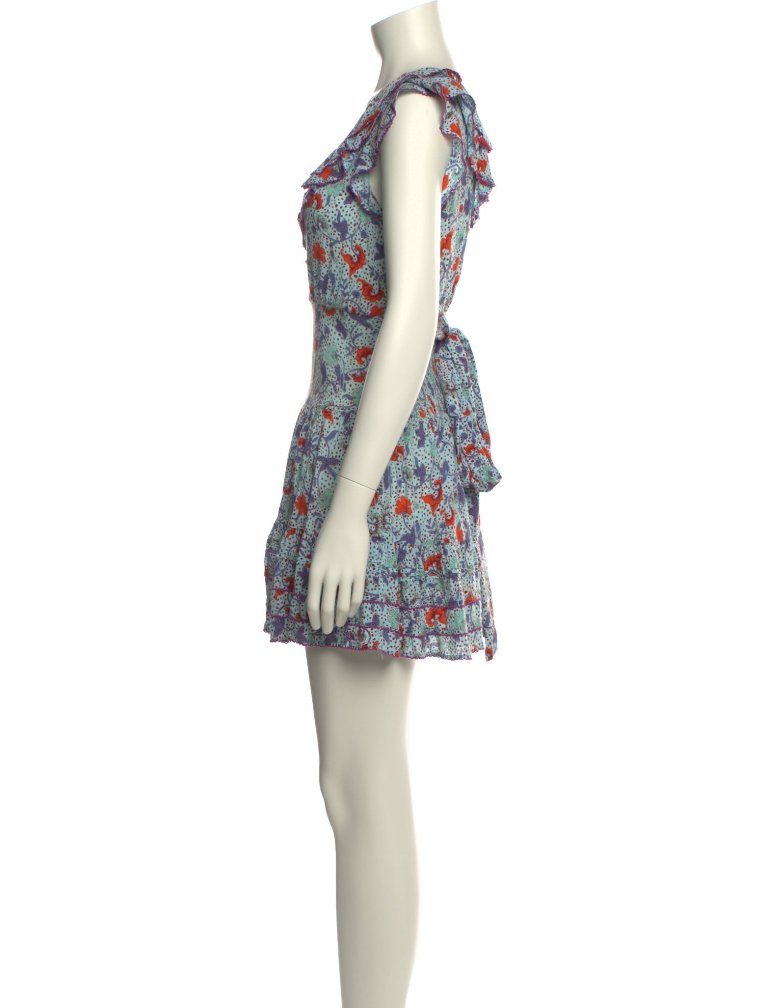 Poupette St Barth Floral Print Mini Dress