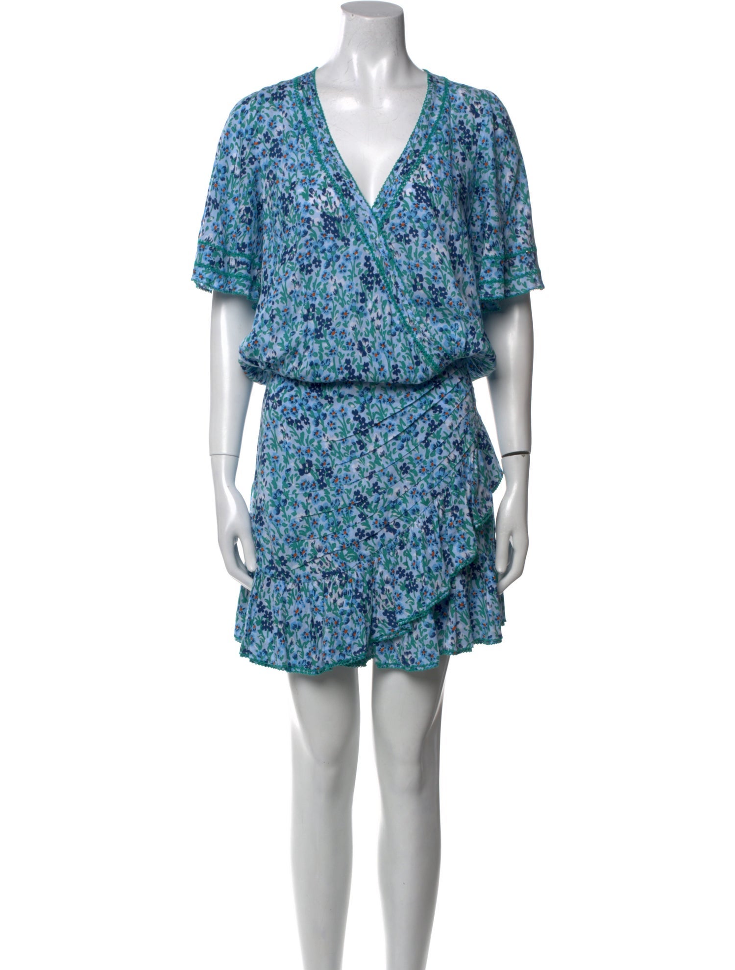 Poupette St Barth Floral Print Mini Dress