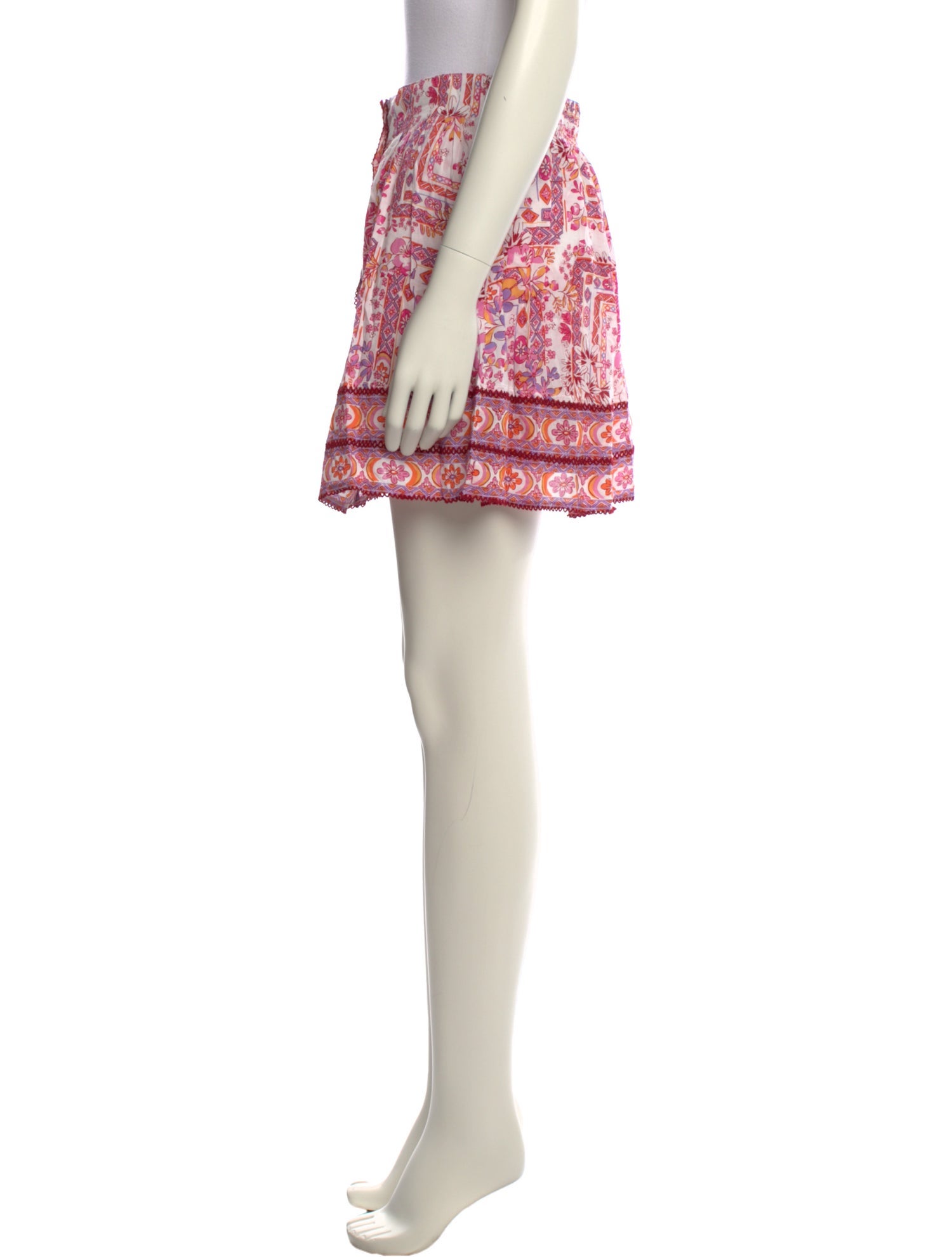 Poupette St Barth Printed Mini Shorts w/ Tags