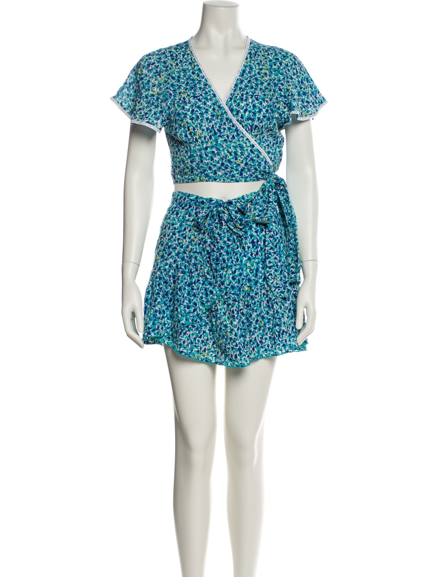 Poupette St Barth Printed Skirt Set