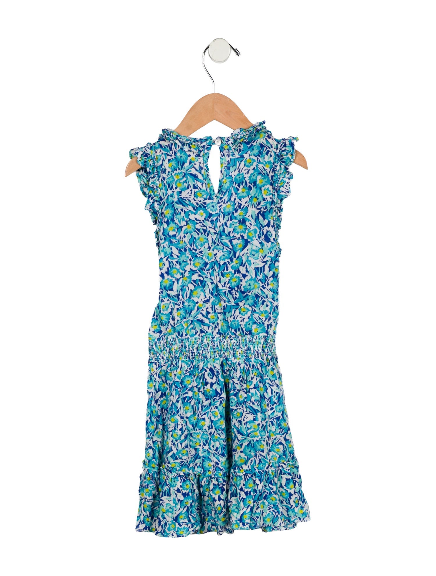 Poupette St Barth Girls' Sleeveless Floral Print Dress