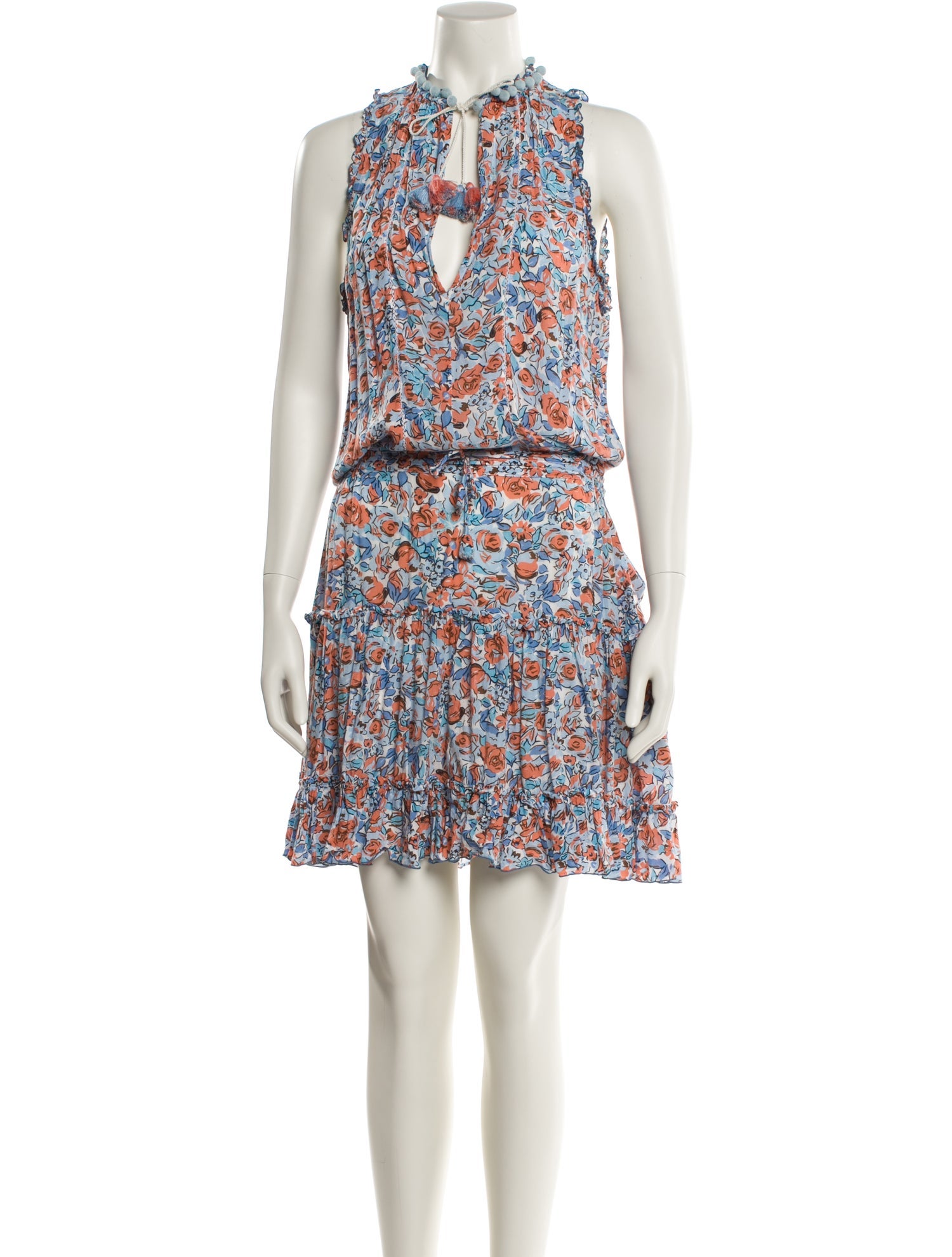 Poupette St Barth Floral Print Mini Dress