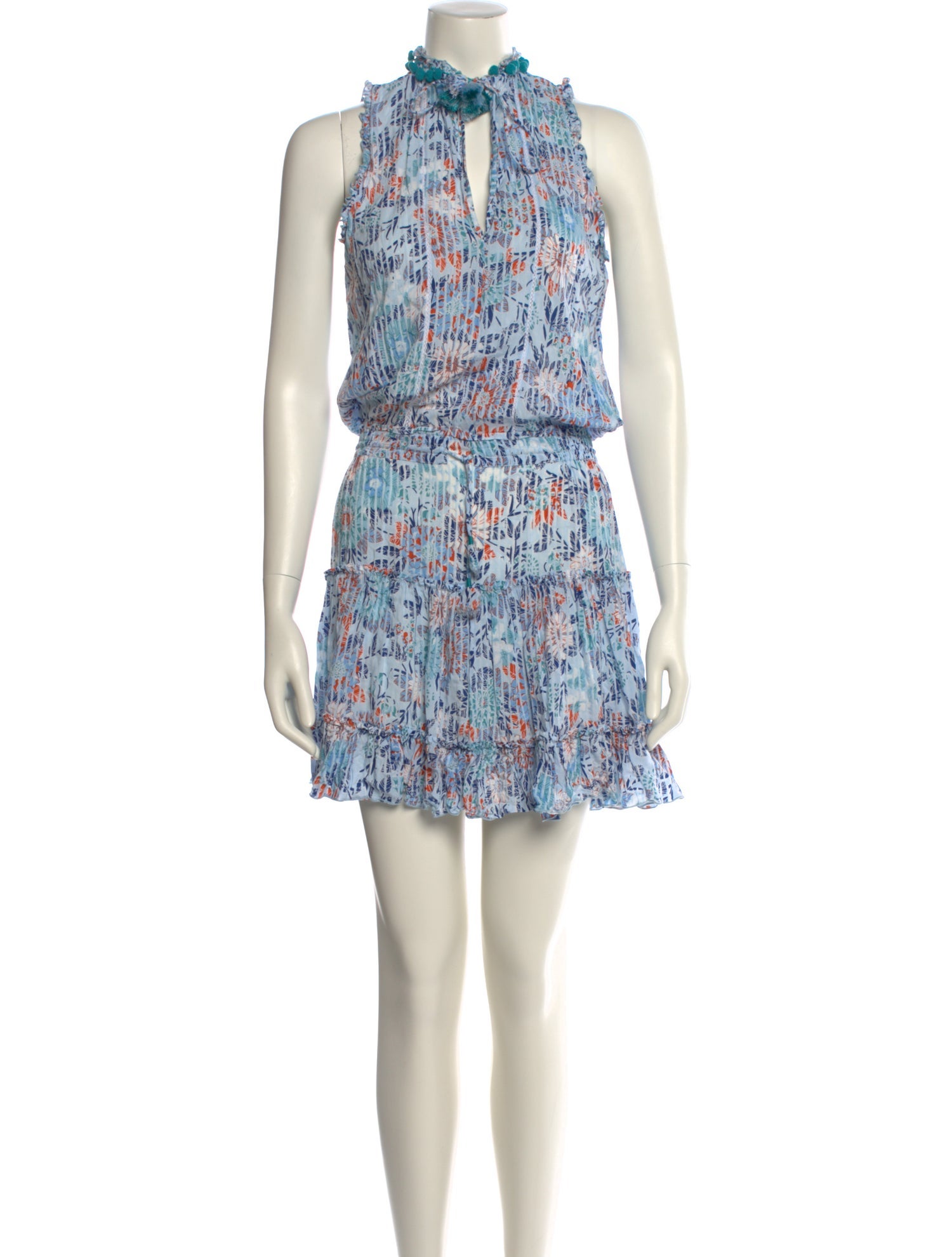 Poupette St Barth Printed Mini Dress