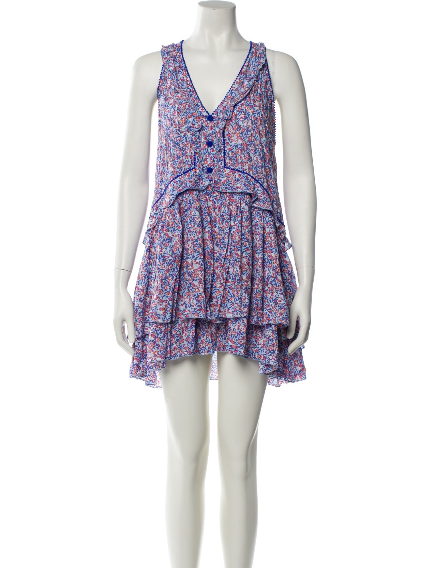 Poupette St Barth Floral Print Mini Dress
