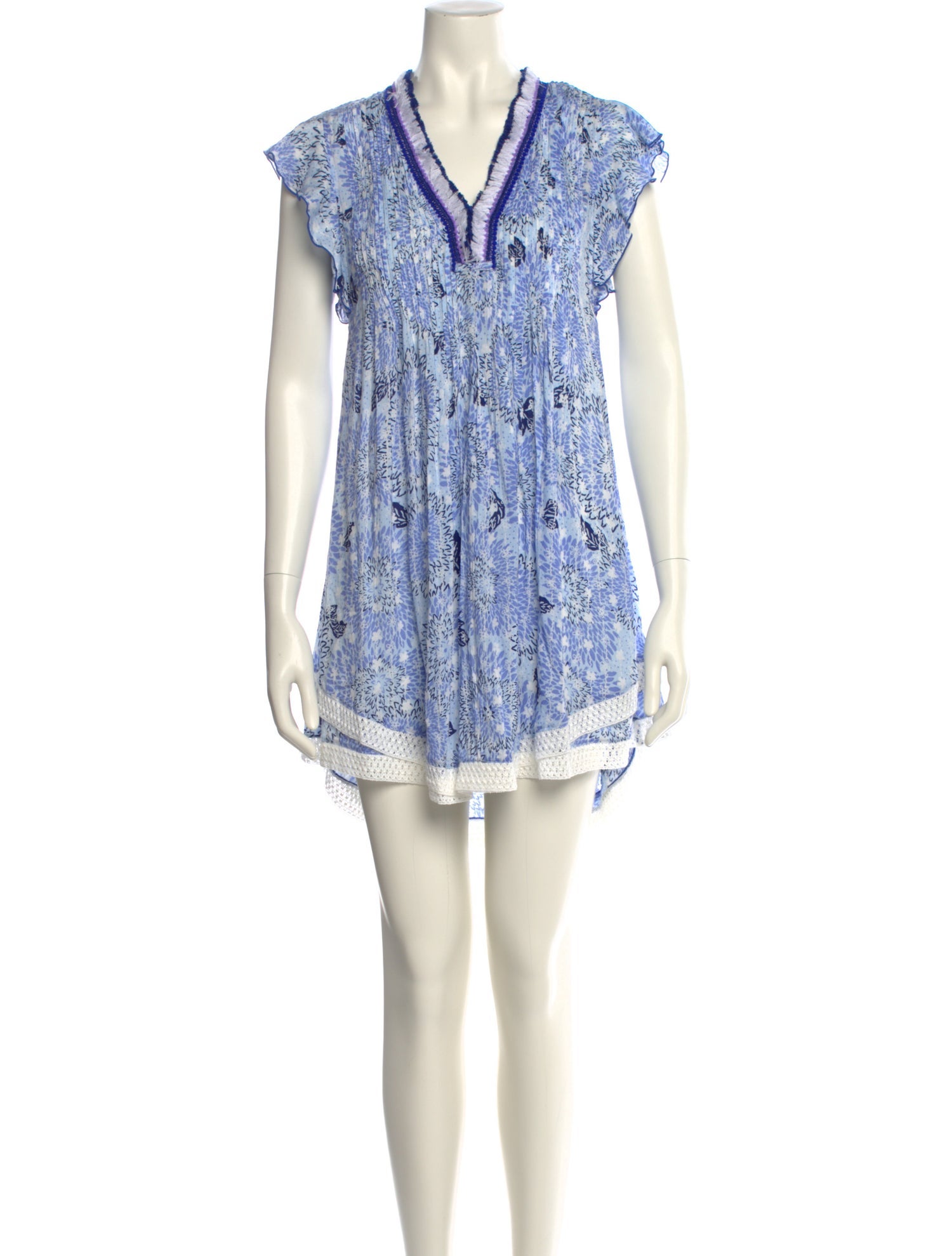 Poupette St Barth Printed Mini Dress