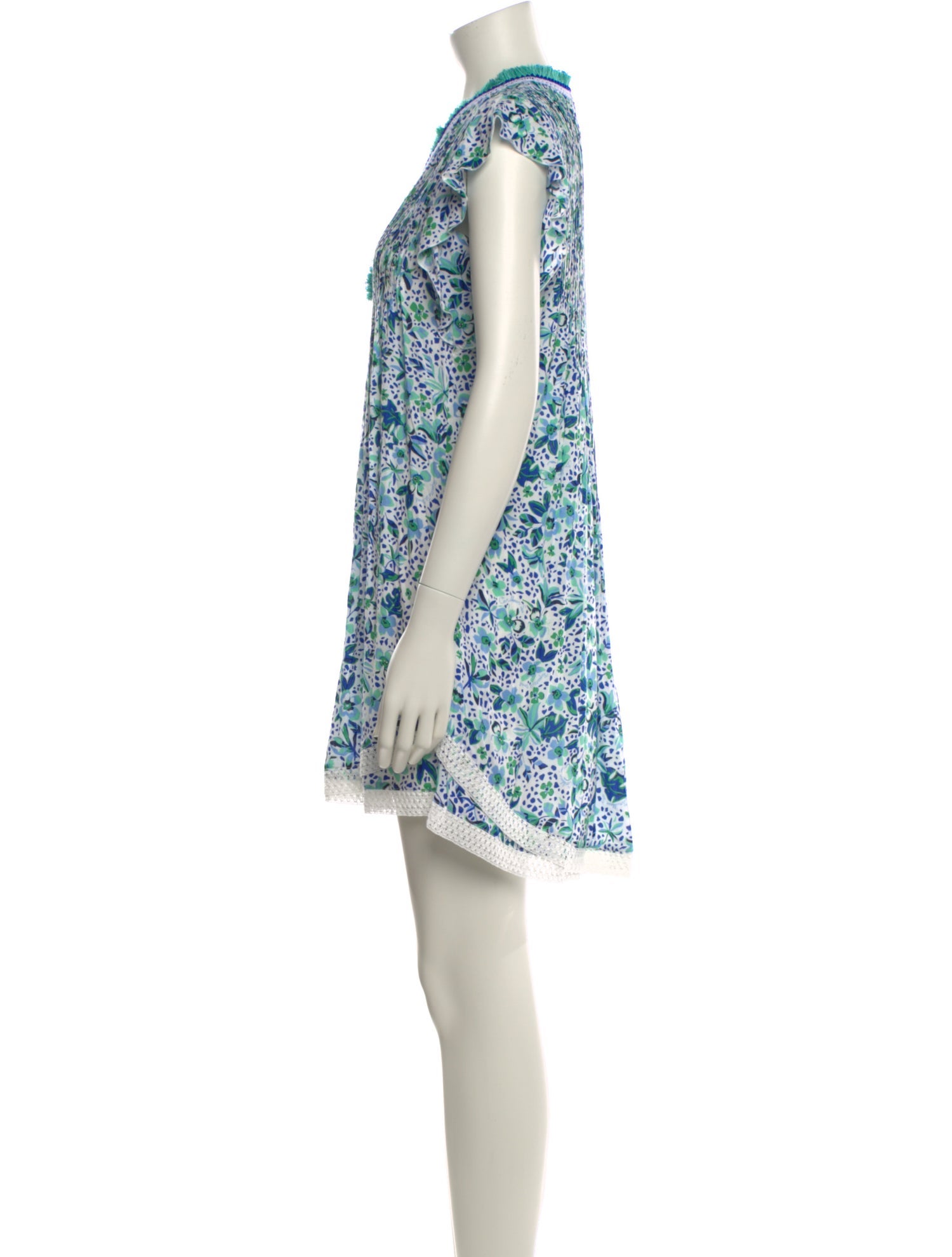 Poupette St Barth Printed Mini Dress w/ Tags