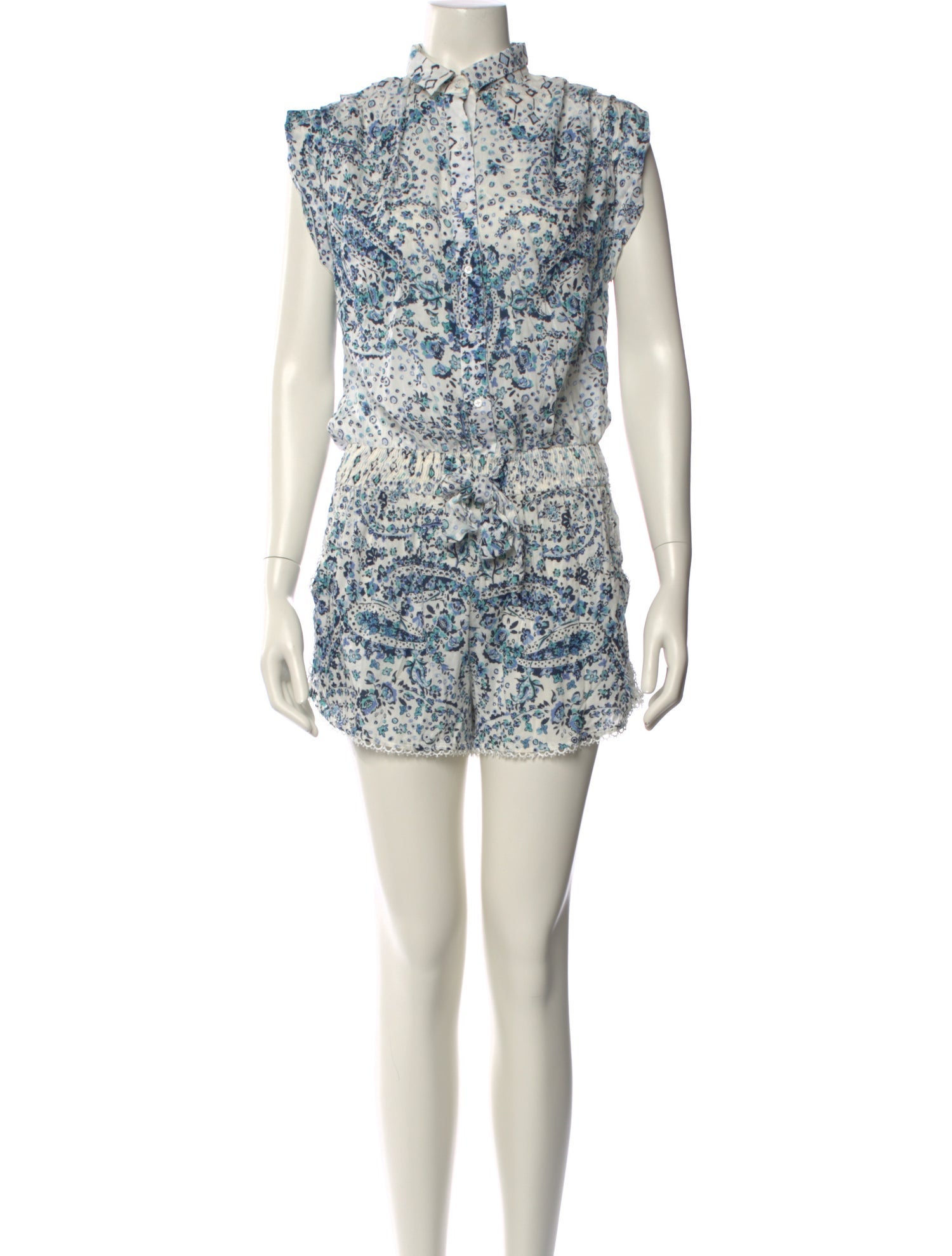 Poupette St Barth Printed Romper