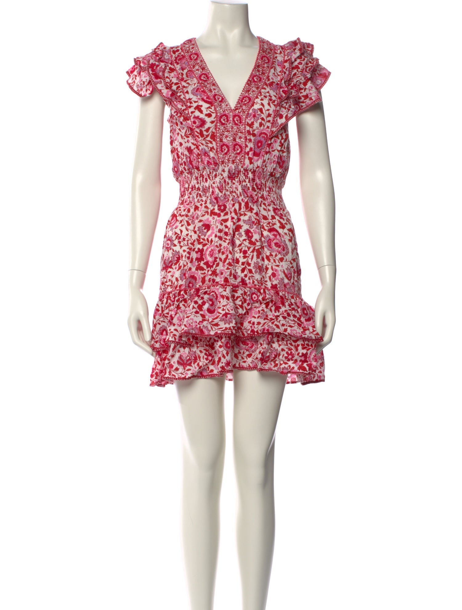 Poupette St Barth Floral Print Mini Dress