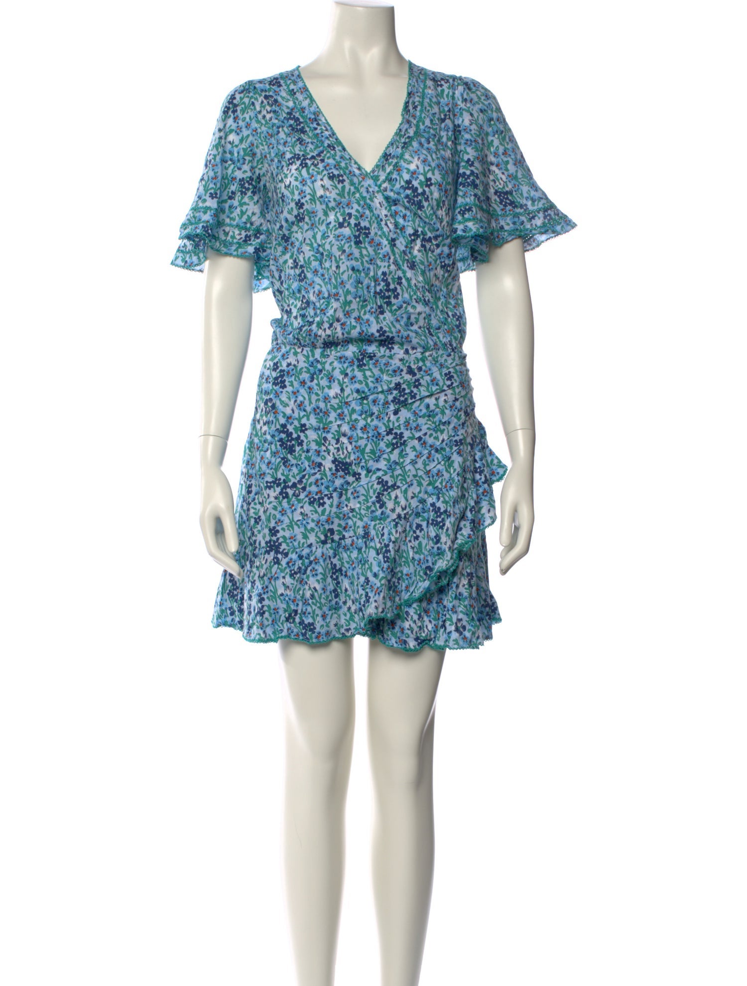 Poupette St Barth Floral Print Mini Dress