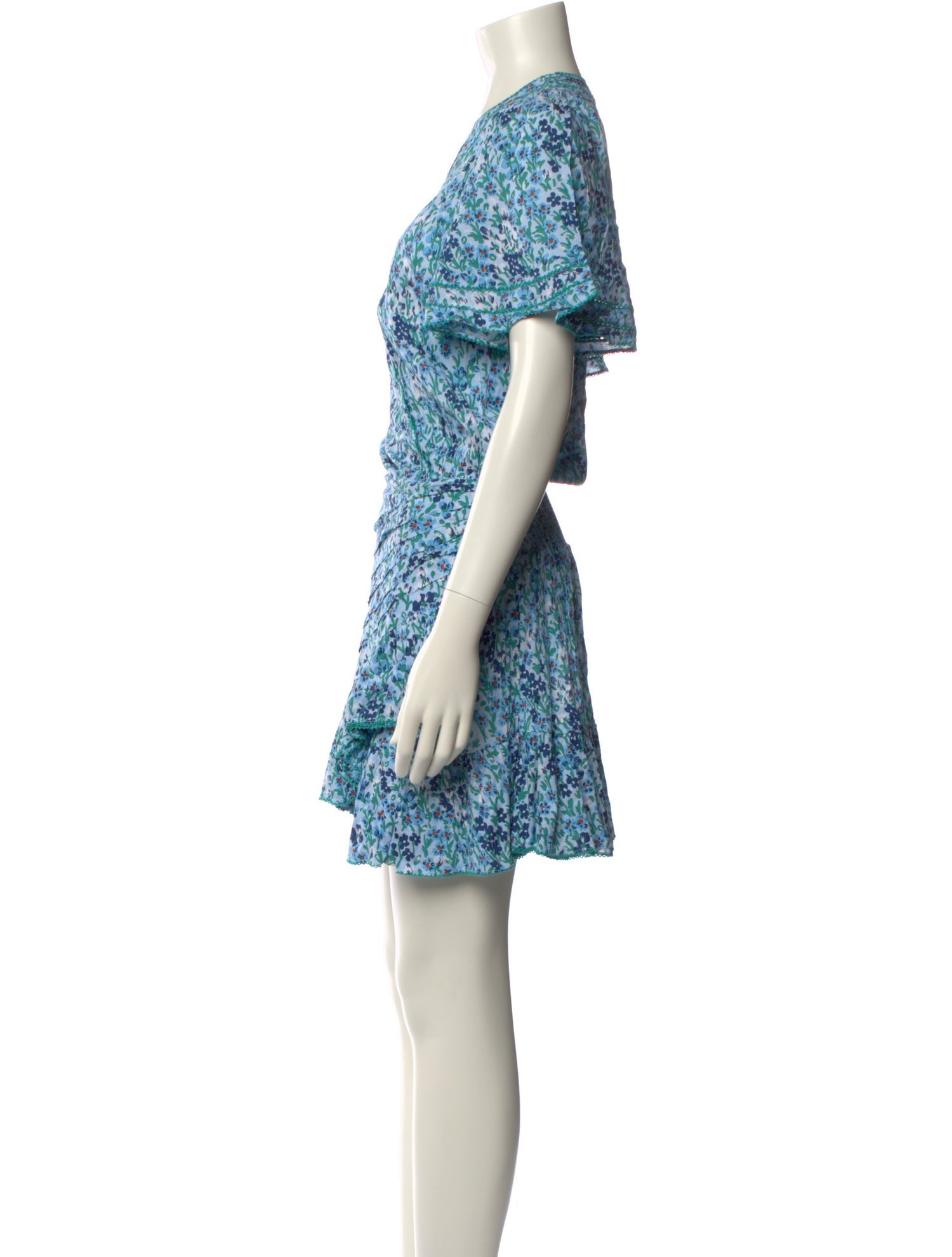 Poupette St Barth Floral Print Mini Dress