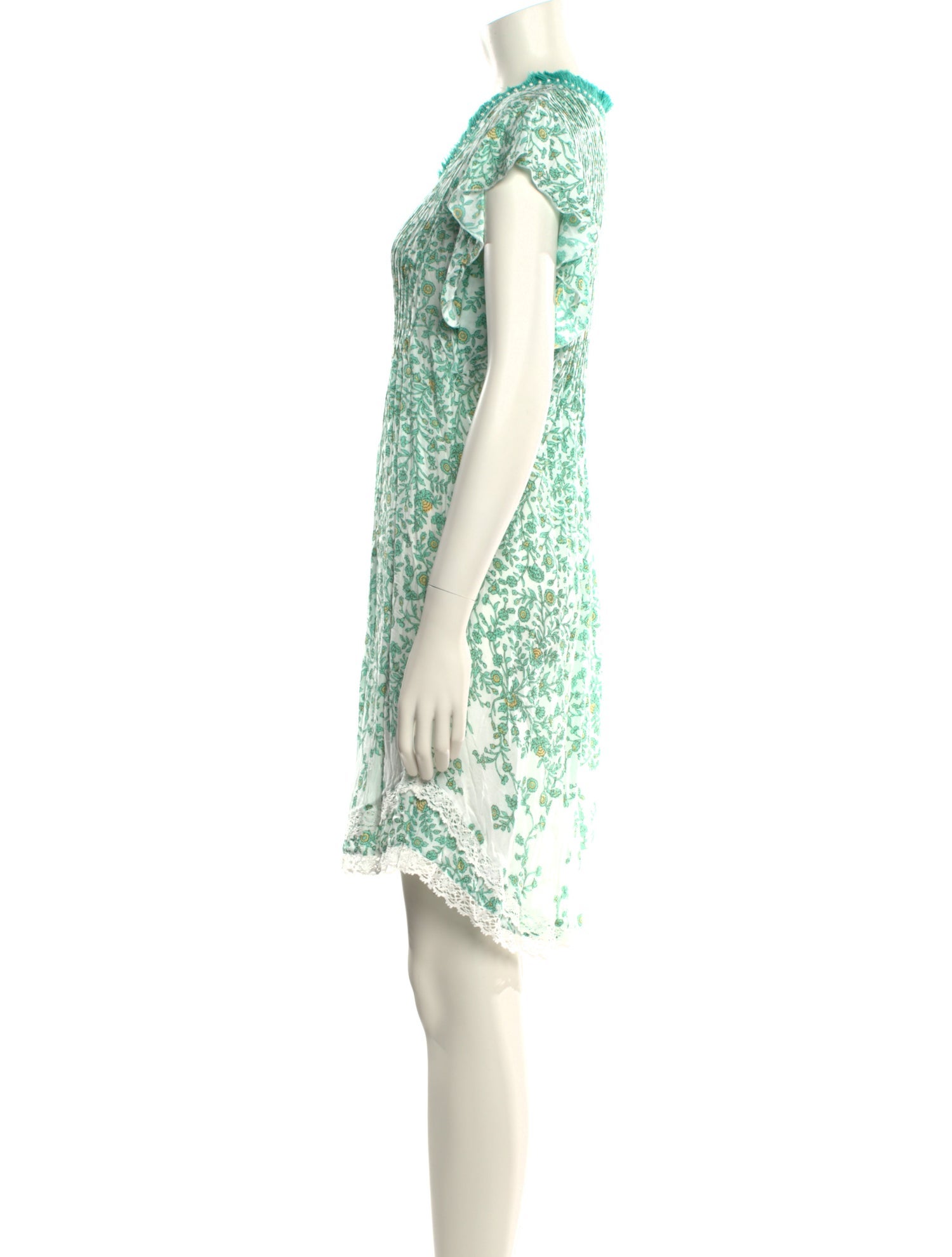 Poupette St Barth Floral Print Knee-Length Dress