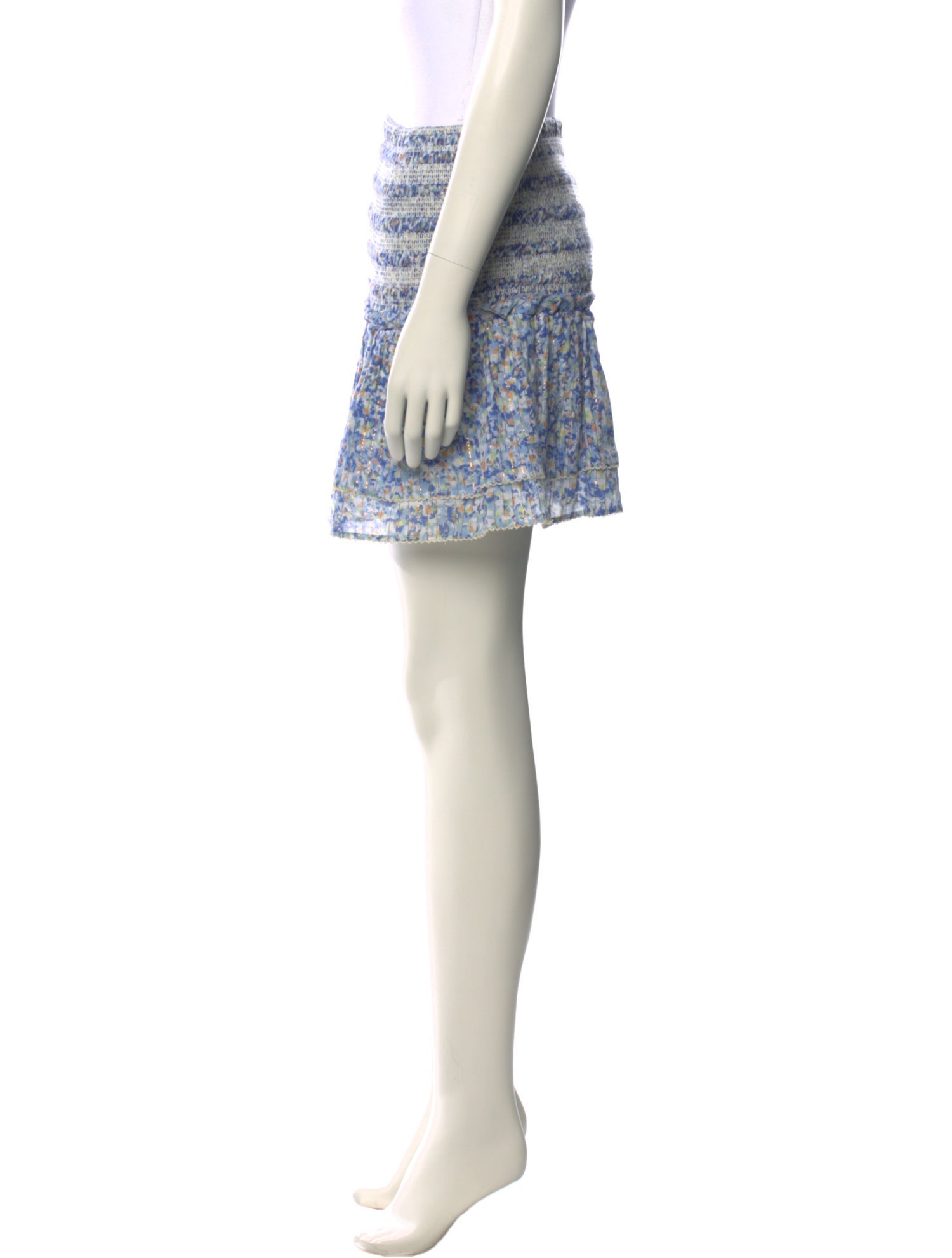 Poupette St Barth Striped Mini Skirt