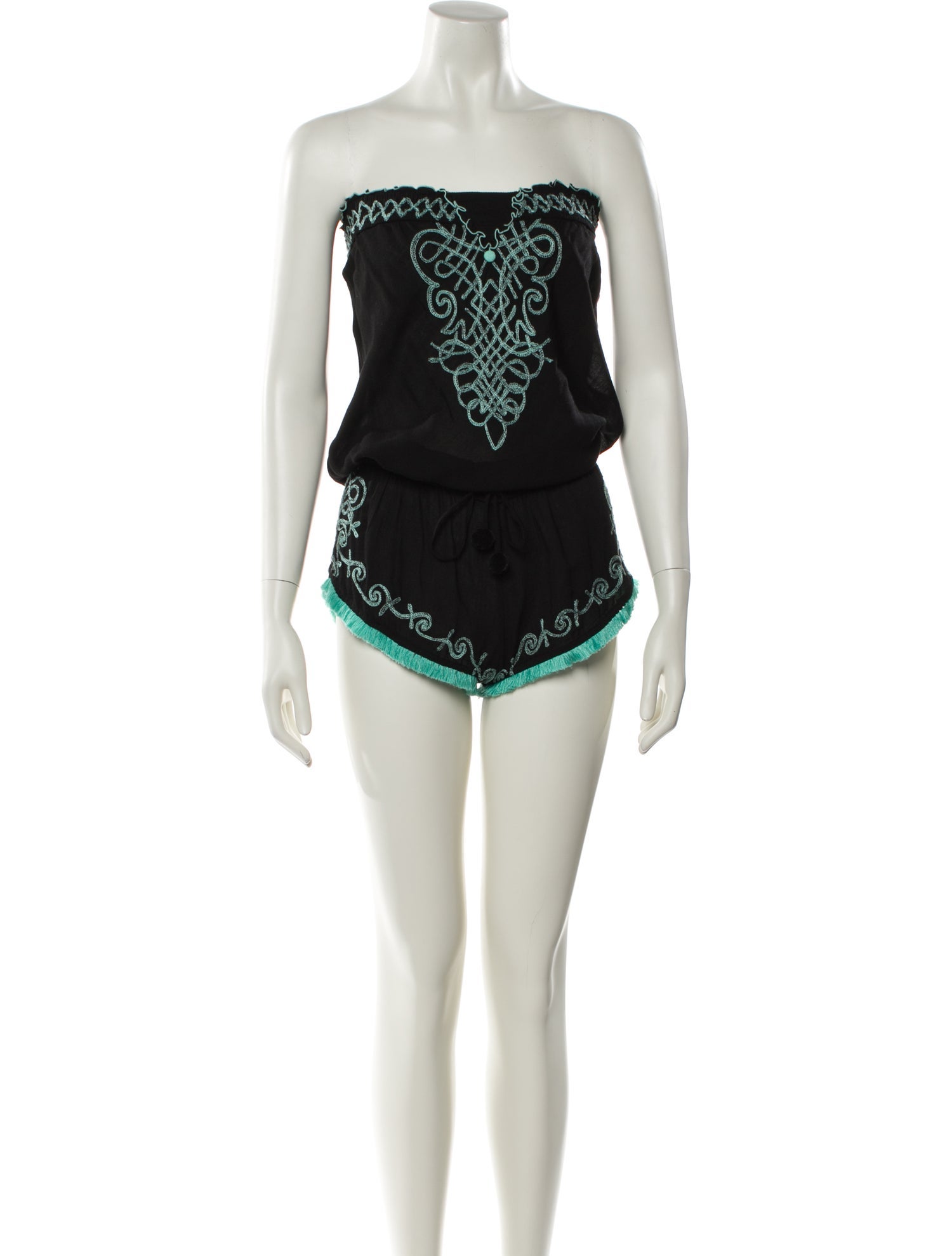 Poupette St Barth Strapless Romper