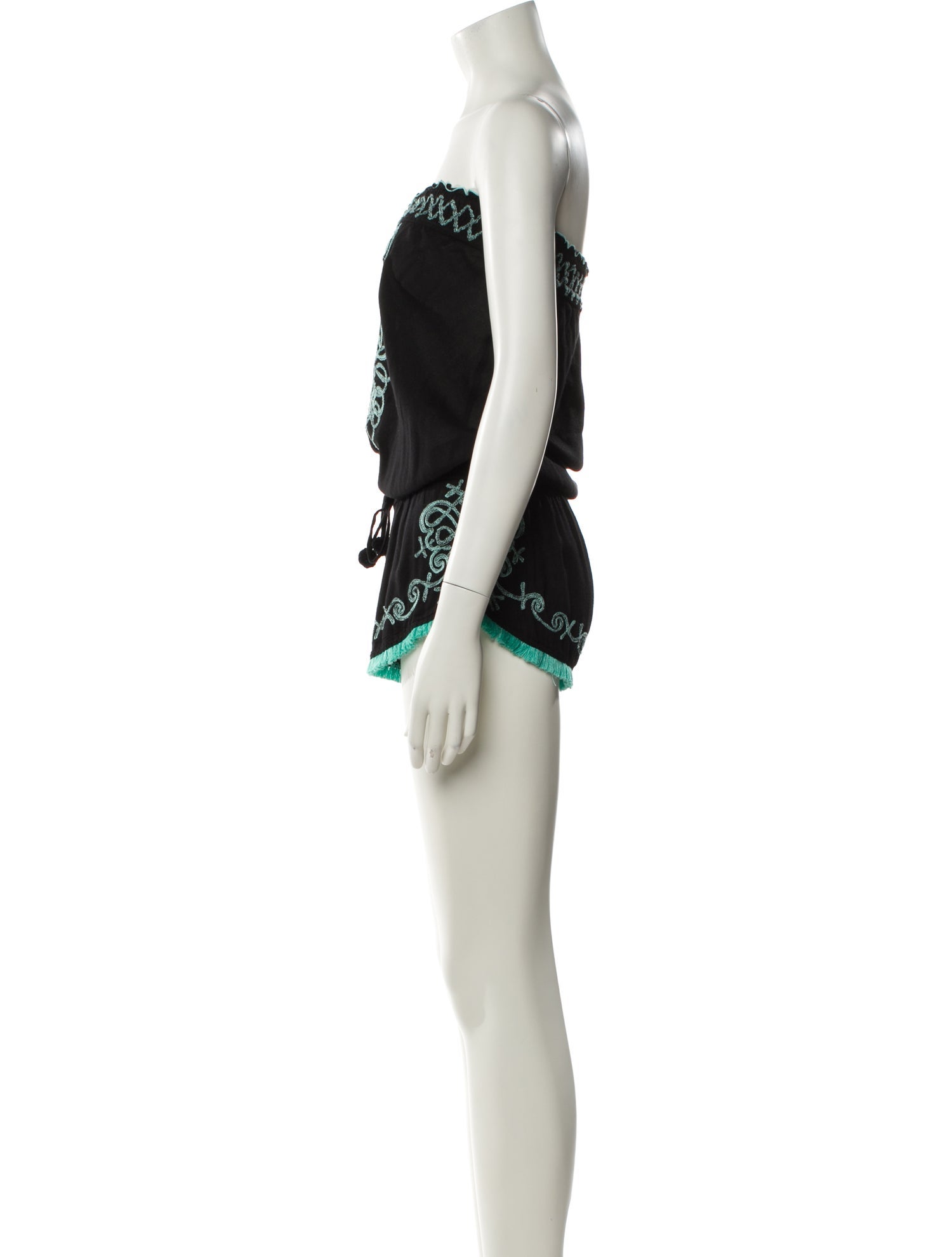 Poupette St Barth Strapless Romper