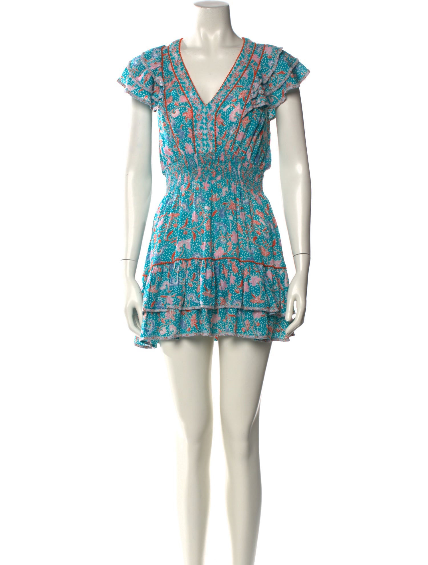 Poupette St Barth Printed Mini Dress