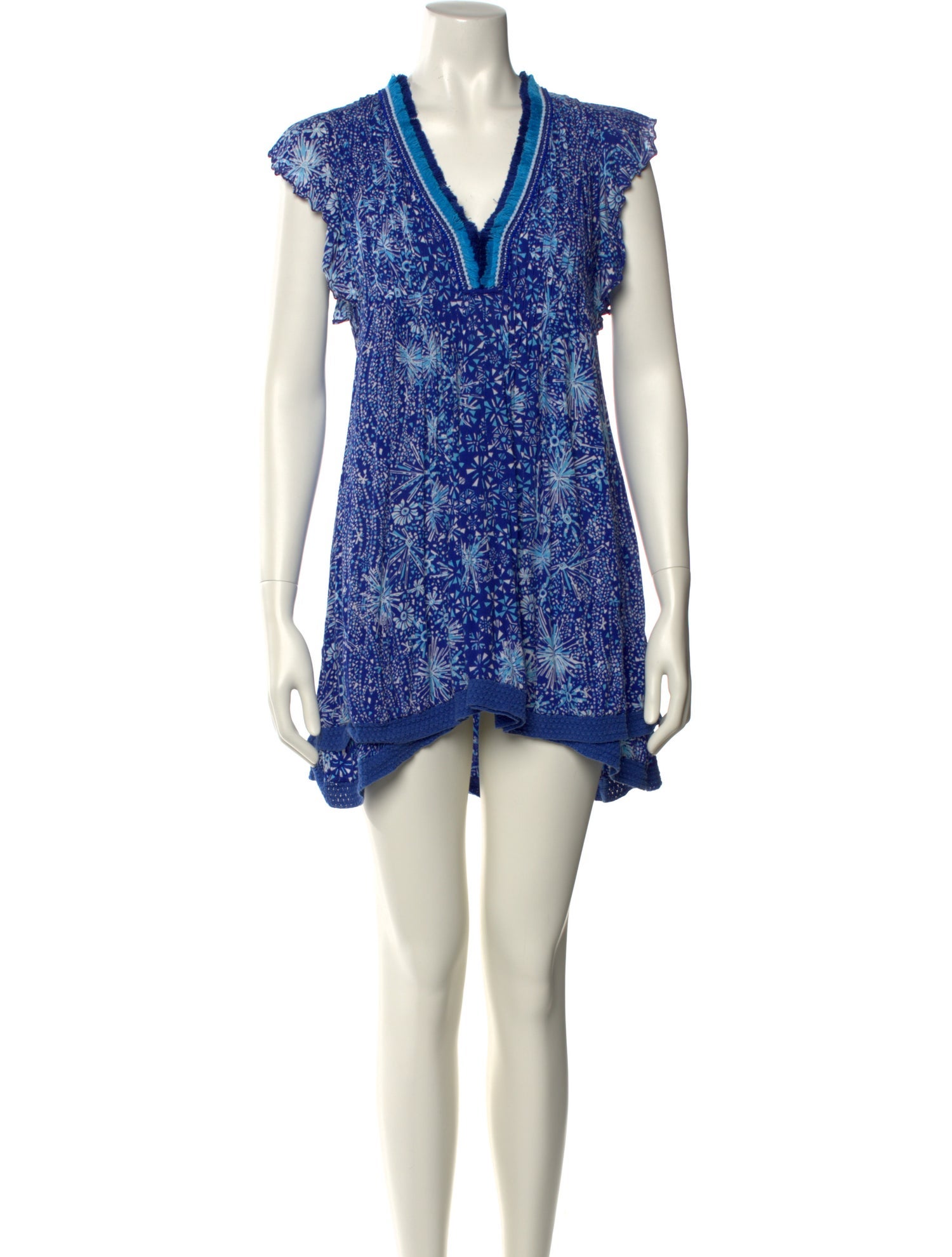 Poupette St Barth Printed Mini Dress