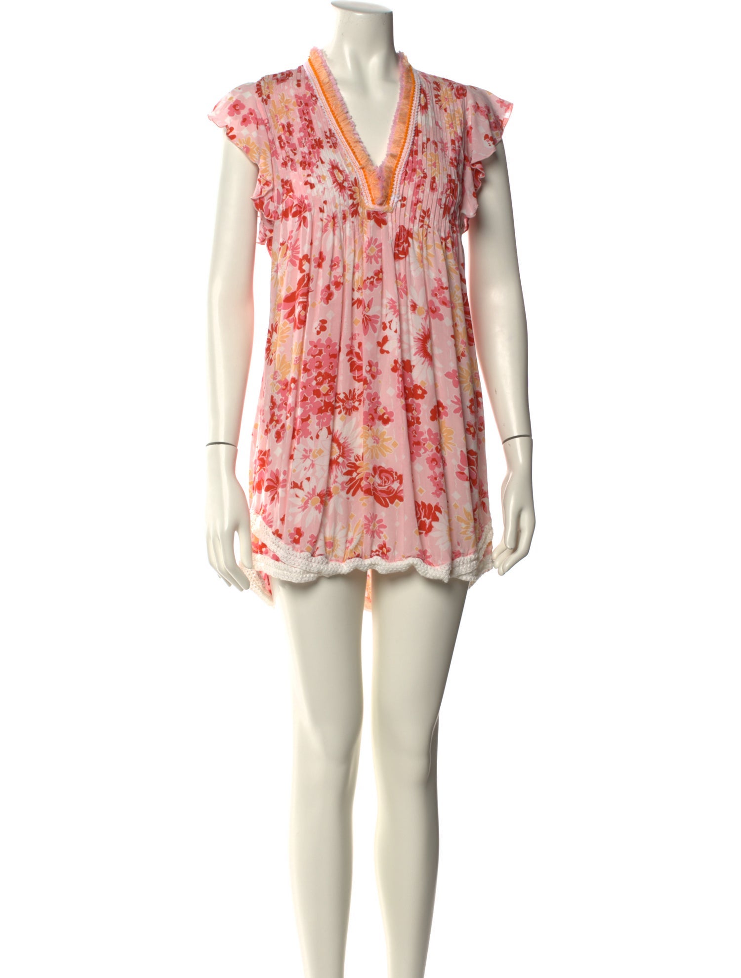 Poupette St Barth Printed Mini Dress