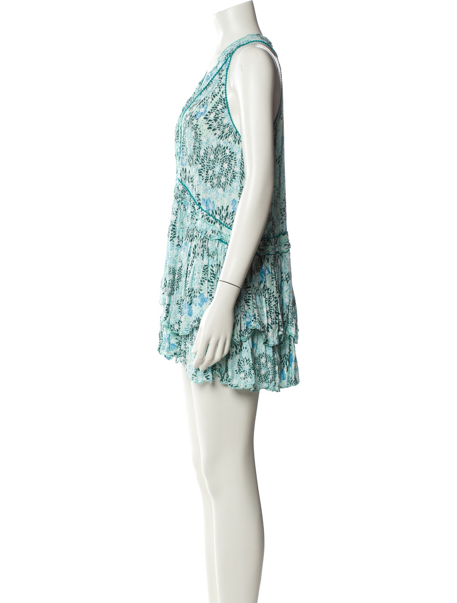 Poupette St Barth Printed Mini Dress