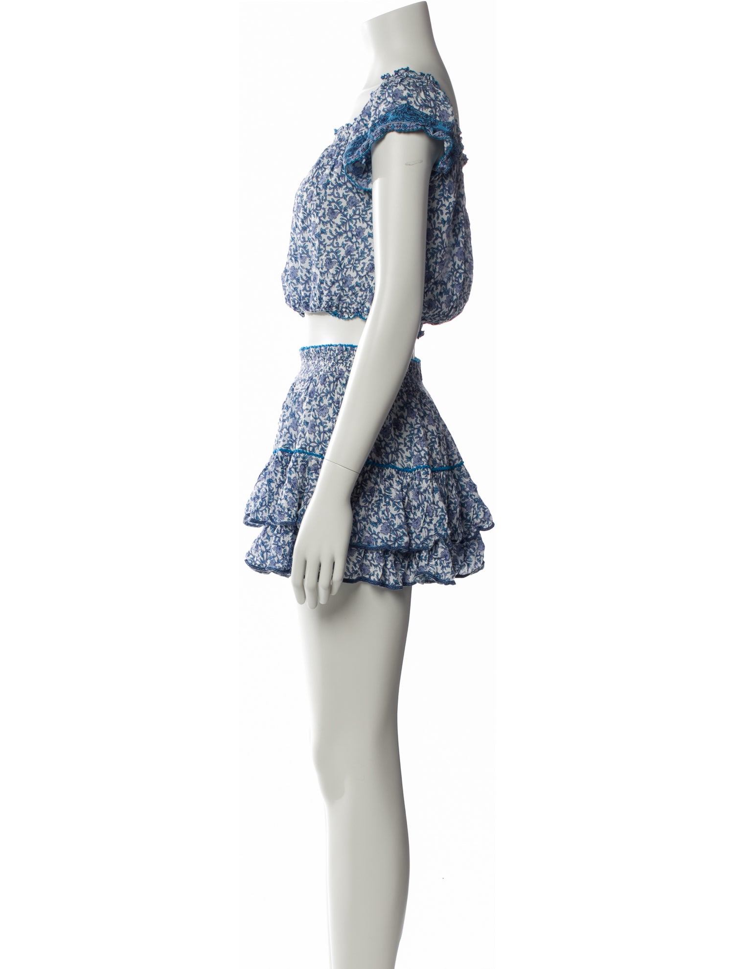 Poupette St Barth Floral Print Skirt Set