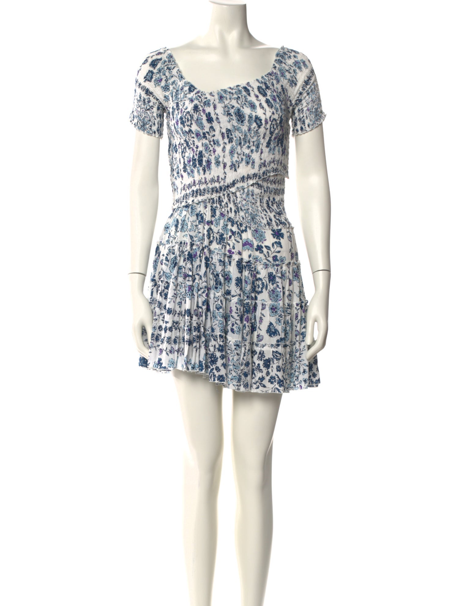 Poupette St Barth Floral Print Mini Dress
