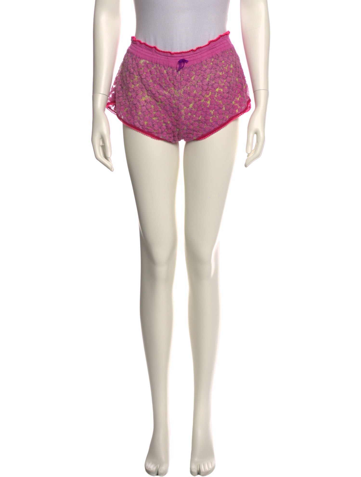 Poupette St Barth Silk Mini Shorts