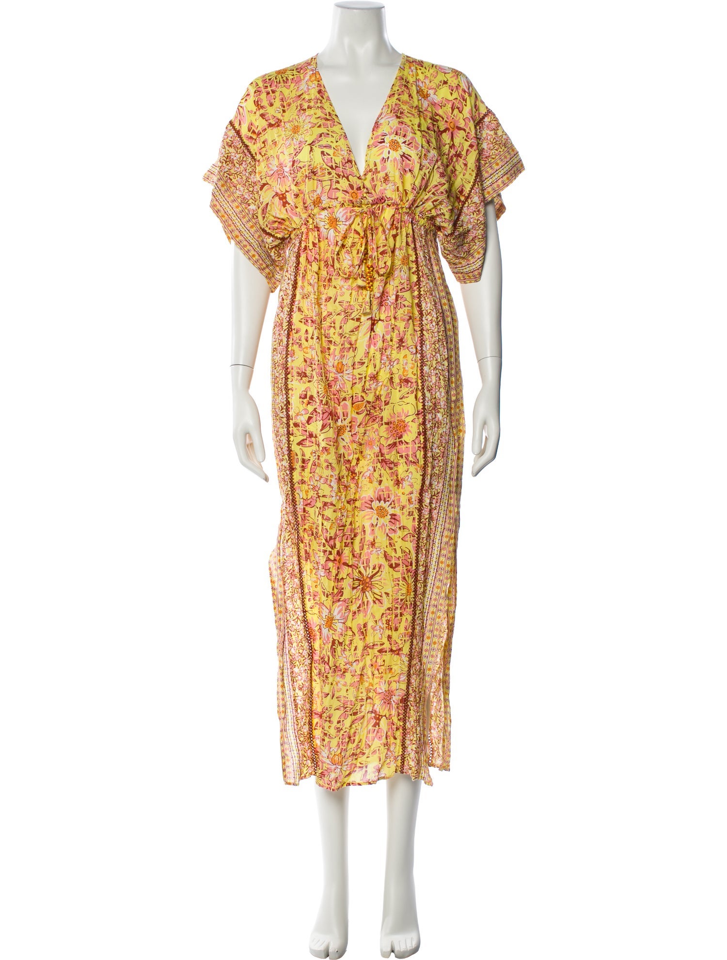 Poupette St Barth Floral Print Long Dress