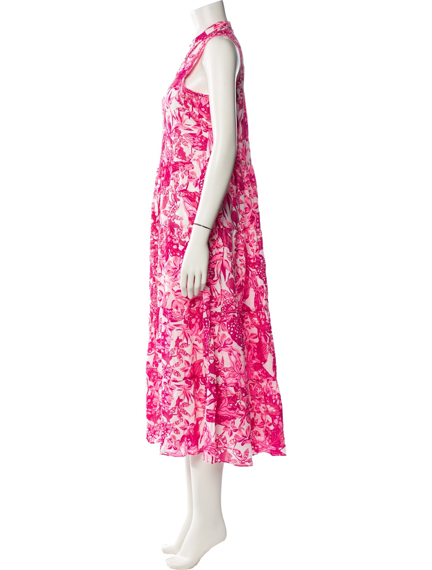 Poupette St Barth Floral Print Long Dress