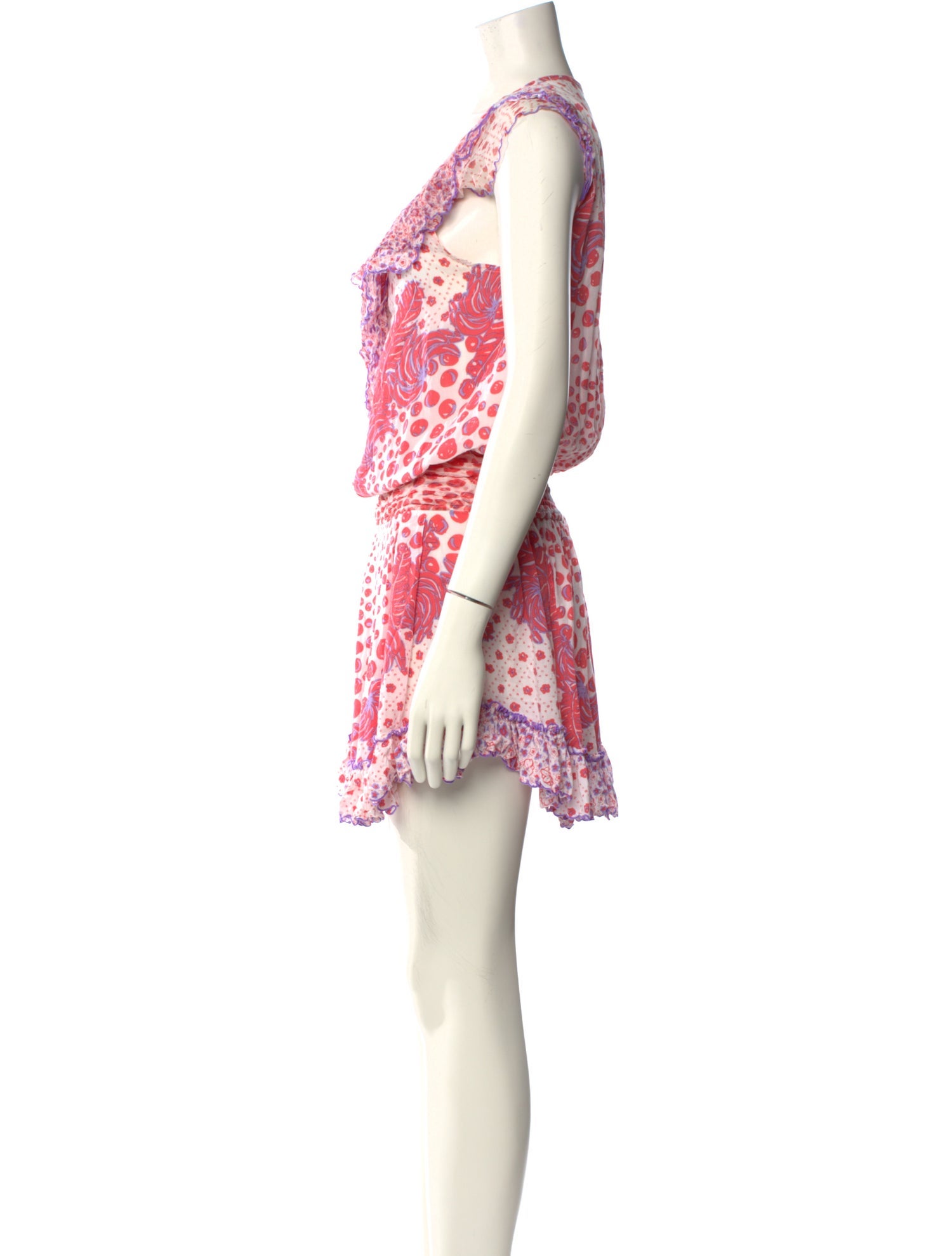 Poupette St Barth Printed Mini Dress