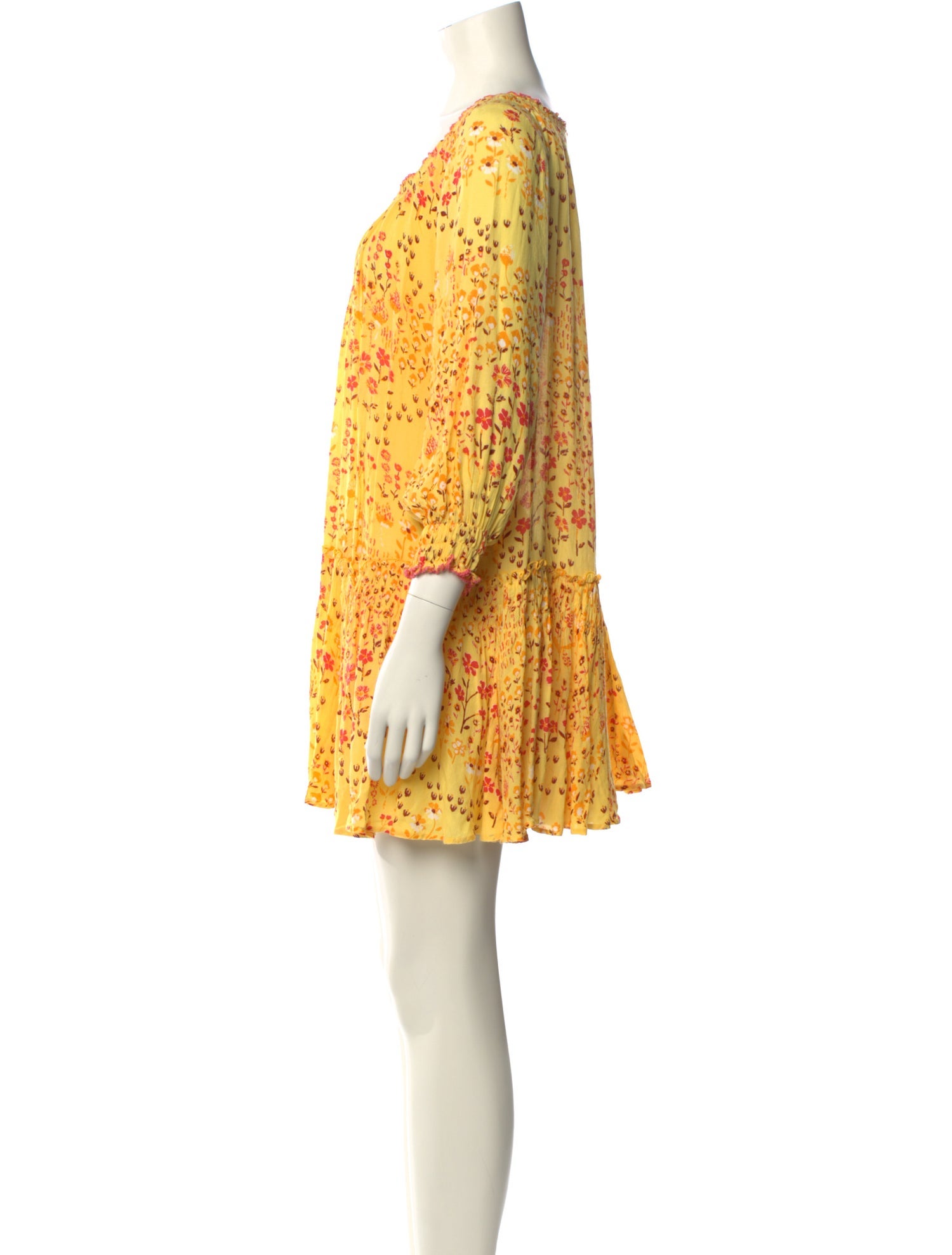 Poupette St Barth Floral Print Mini Dress