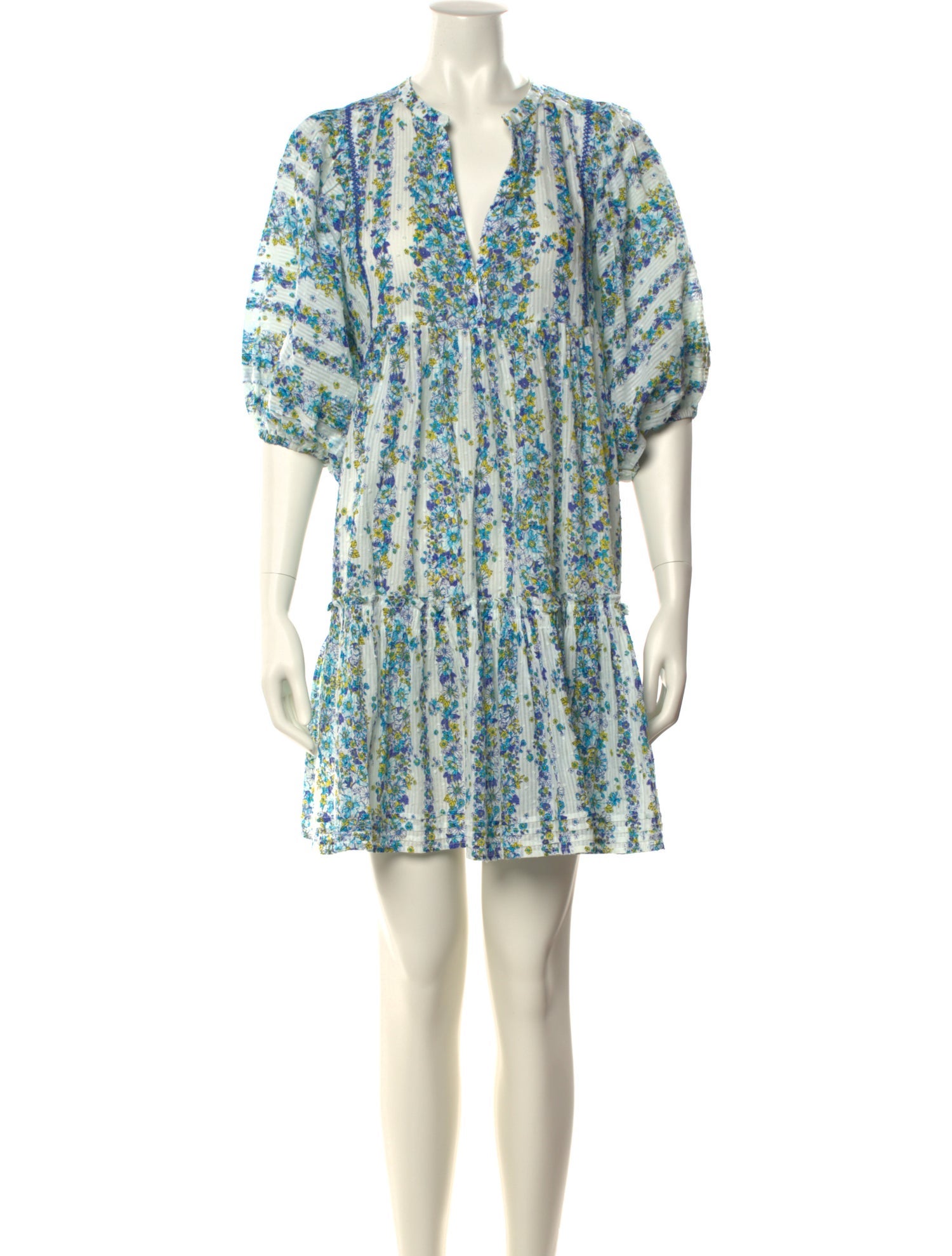 Poupette St Barth Printed Mini Dress w/ Tags
