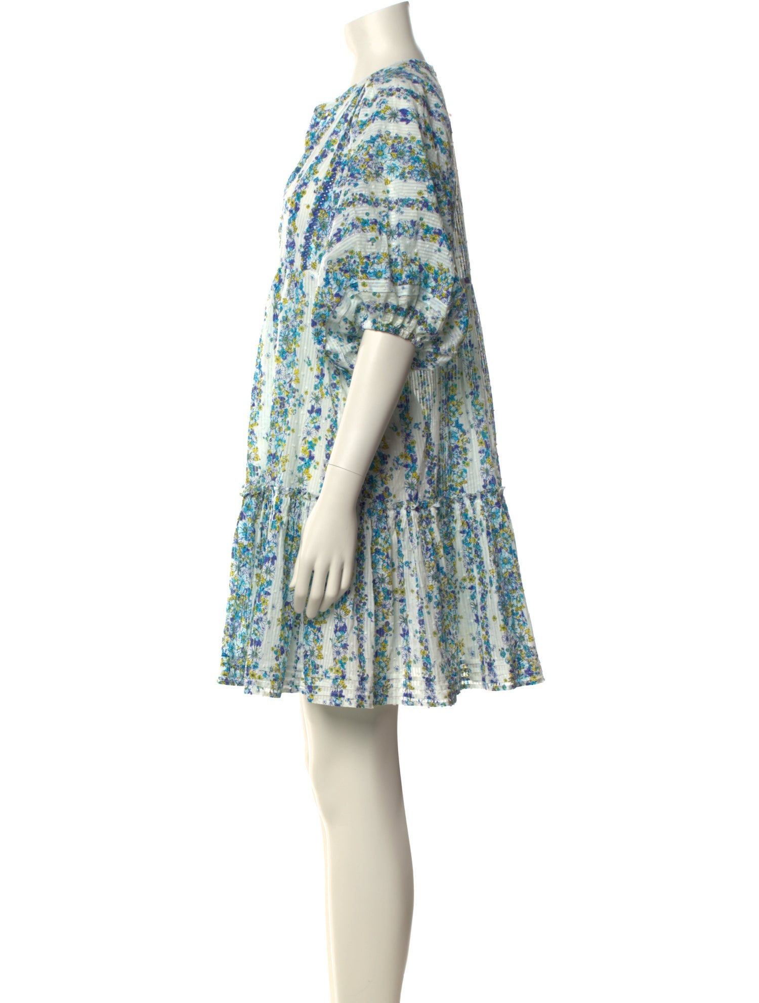 Poupette St Barth Printed Mini Dress w/ Tags