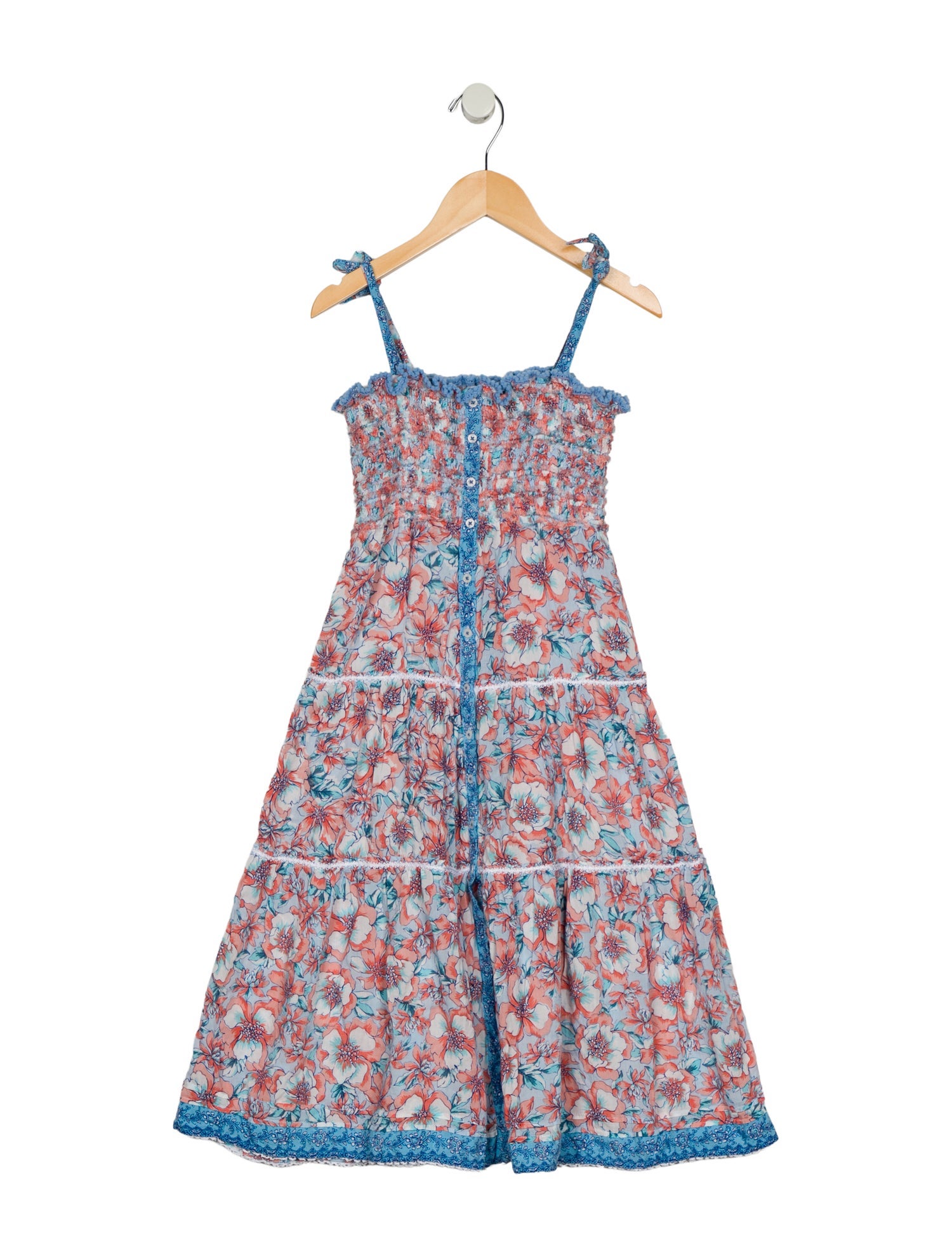 Poupette St Barth Girls' Print Sleeveless Dress