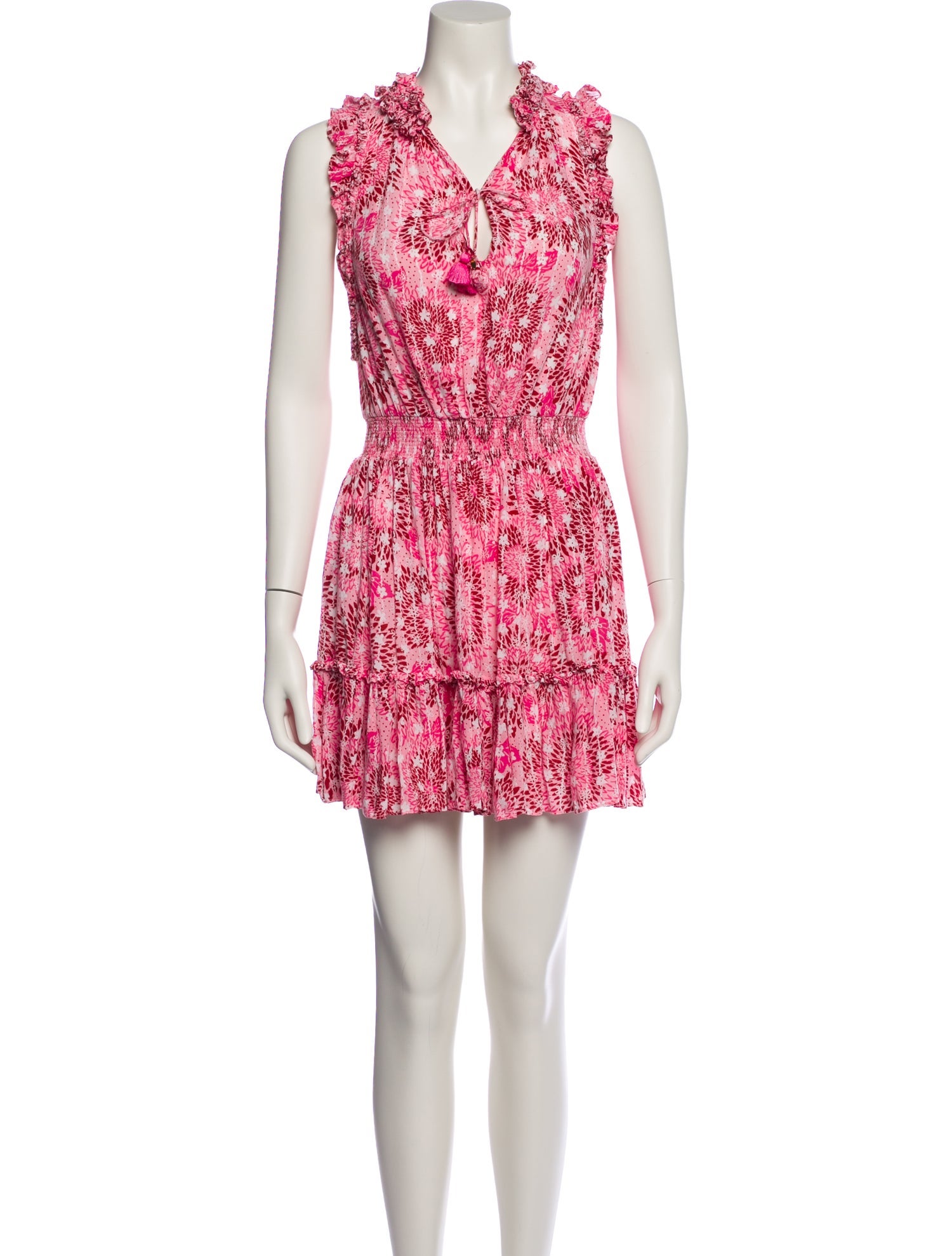 Poupette St Barth Floral Print Mini Dress
