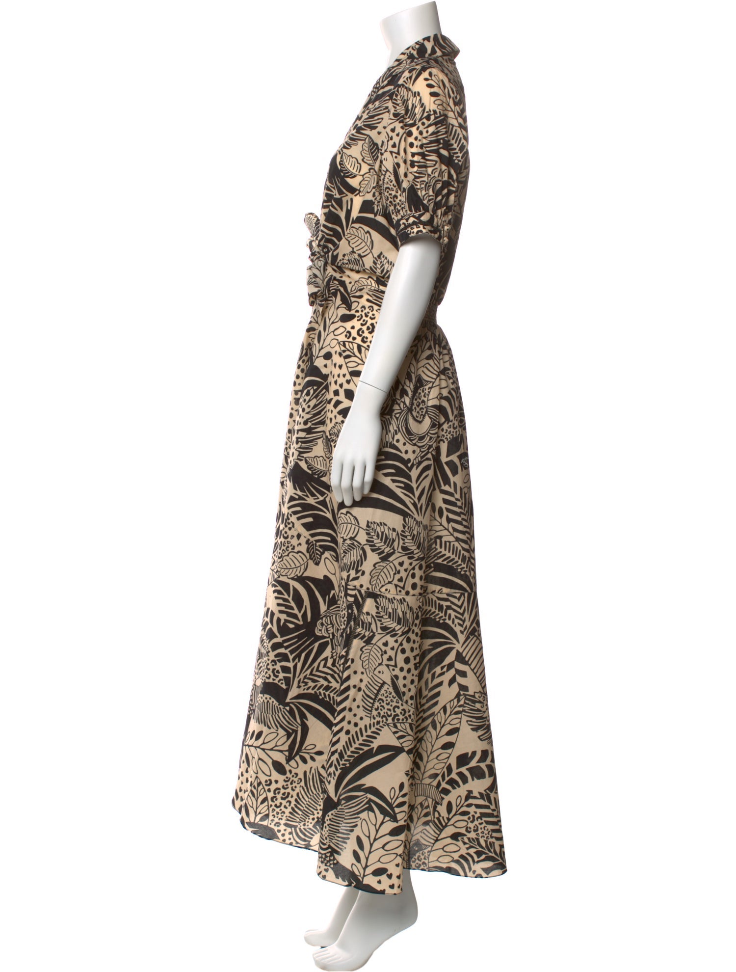 Poupette St Barth Printed Long Dress w/ Tags