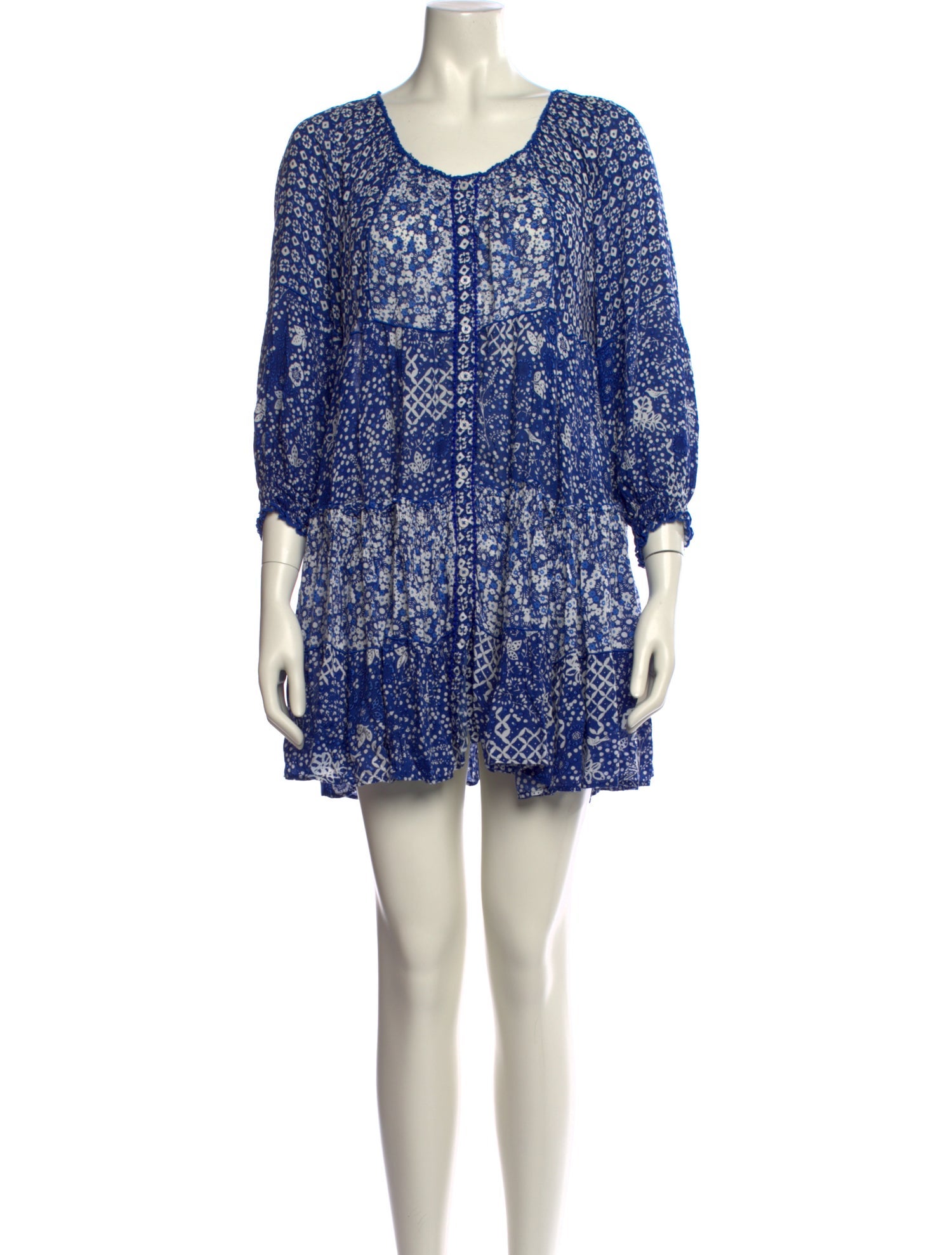 Poupette St Barth Printed Mini Dress