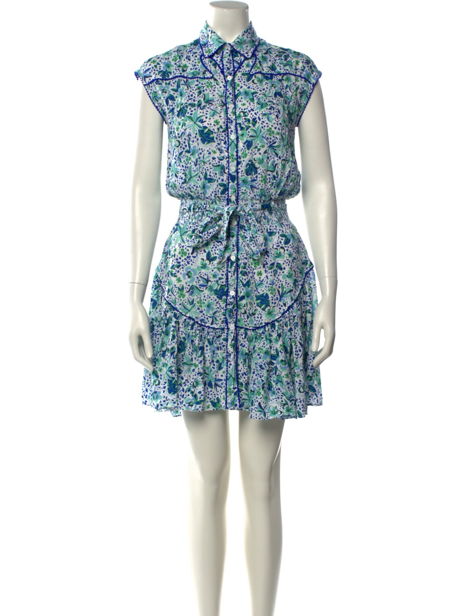 Poupette St Barth Printed Mini Dress