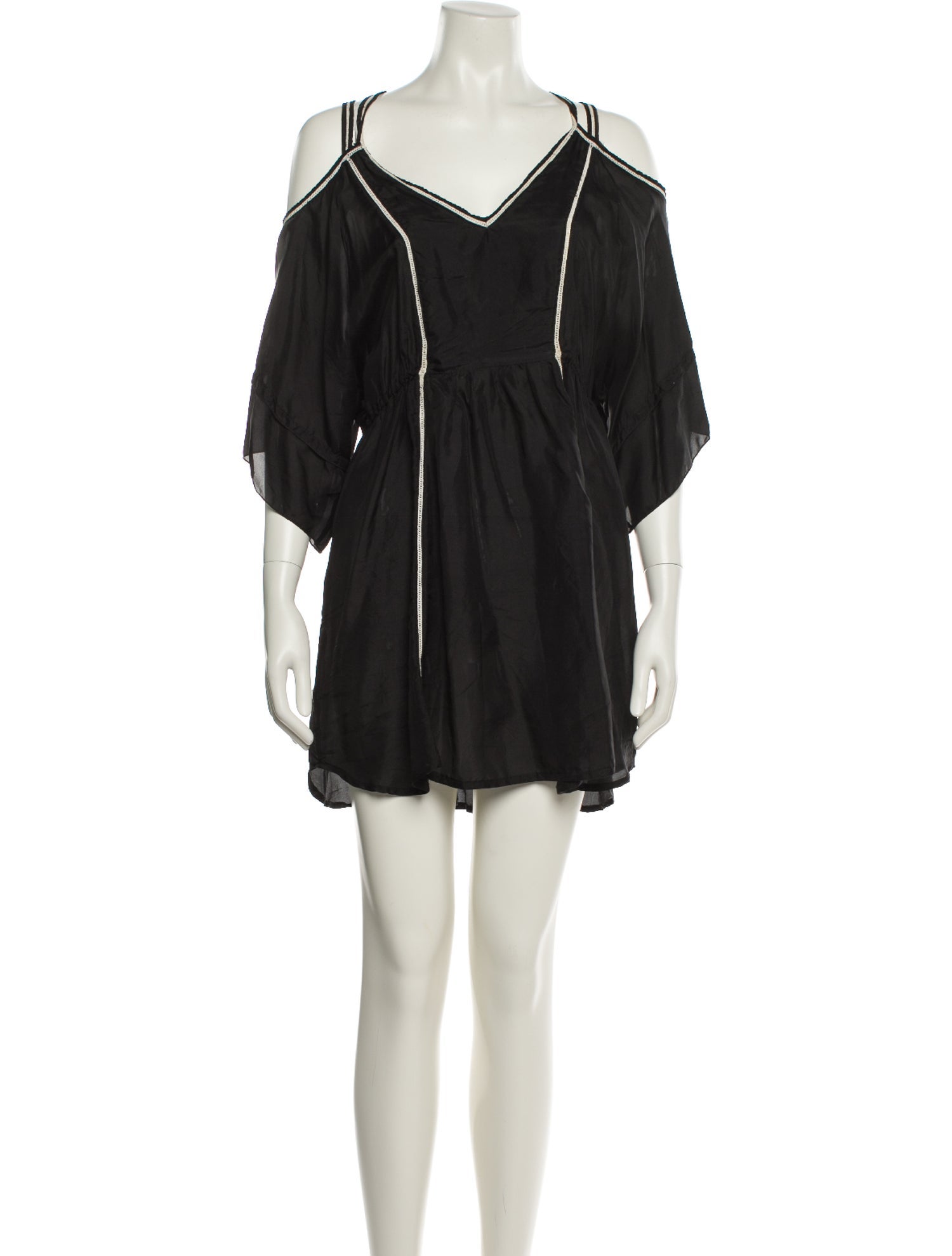 Poupette St Barth Asymmetrical Mini Dress